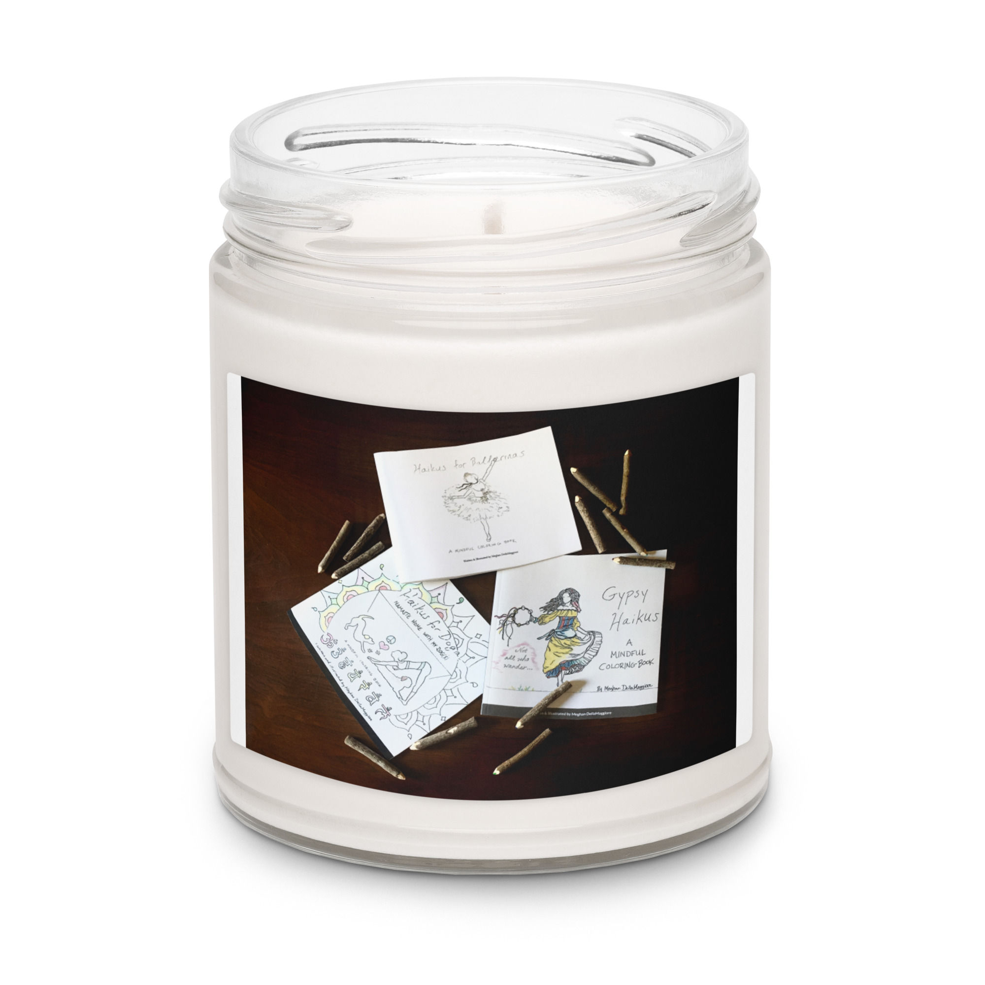 scented soy jar candle | namaste home collection©