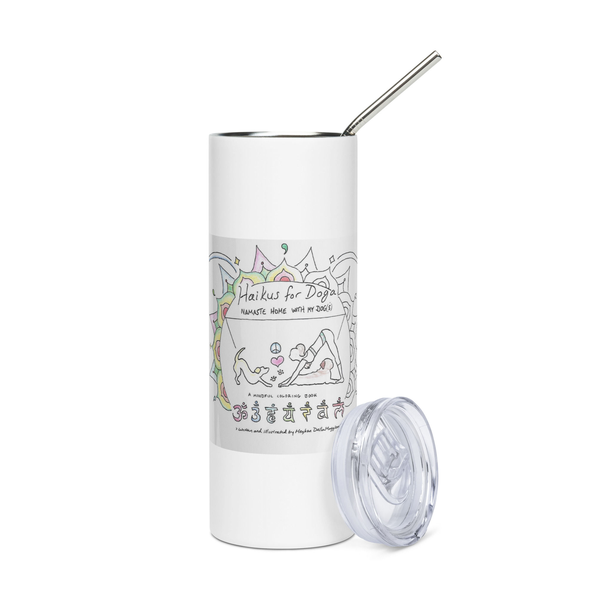 stainless steel tumbler | Haikus for Doga