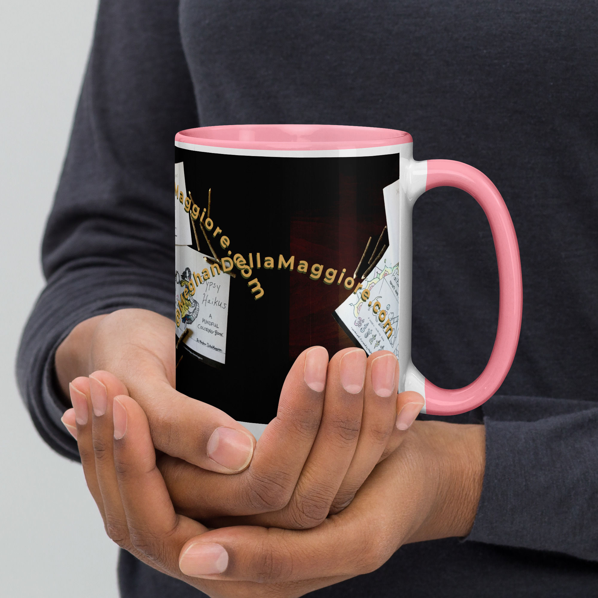 mug with color inside | namaste home collection©