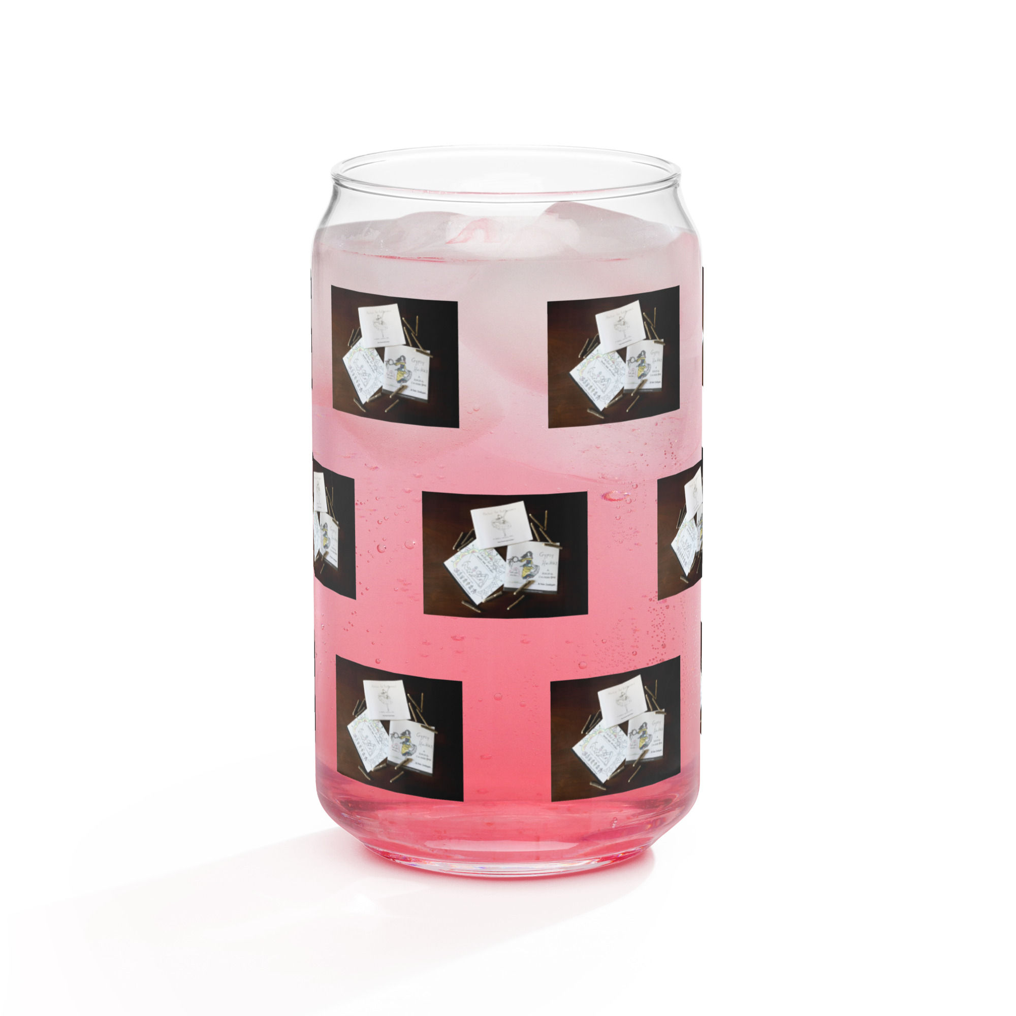 can-shaped glass with lid | namaste home collection©