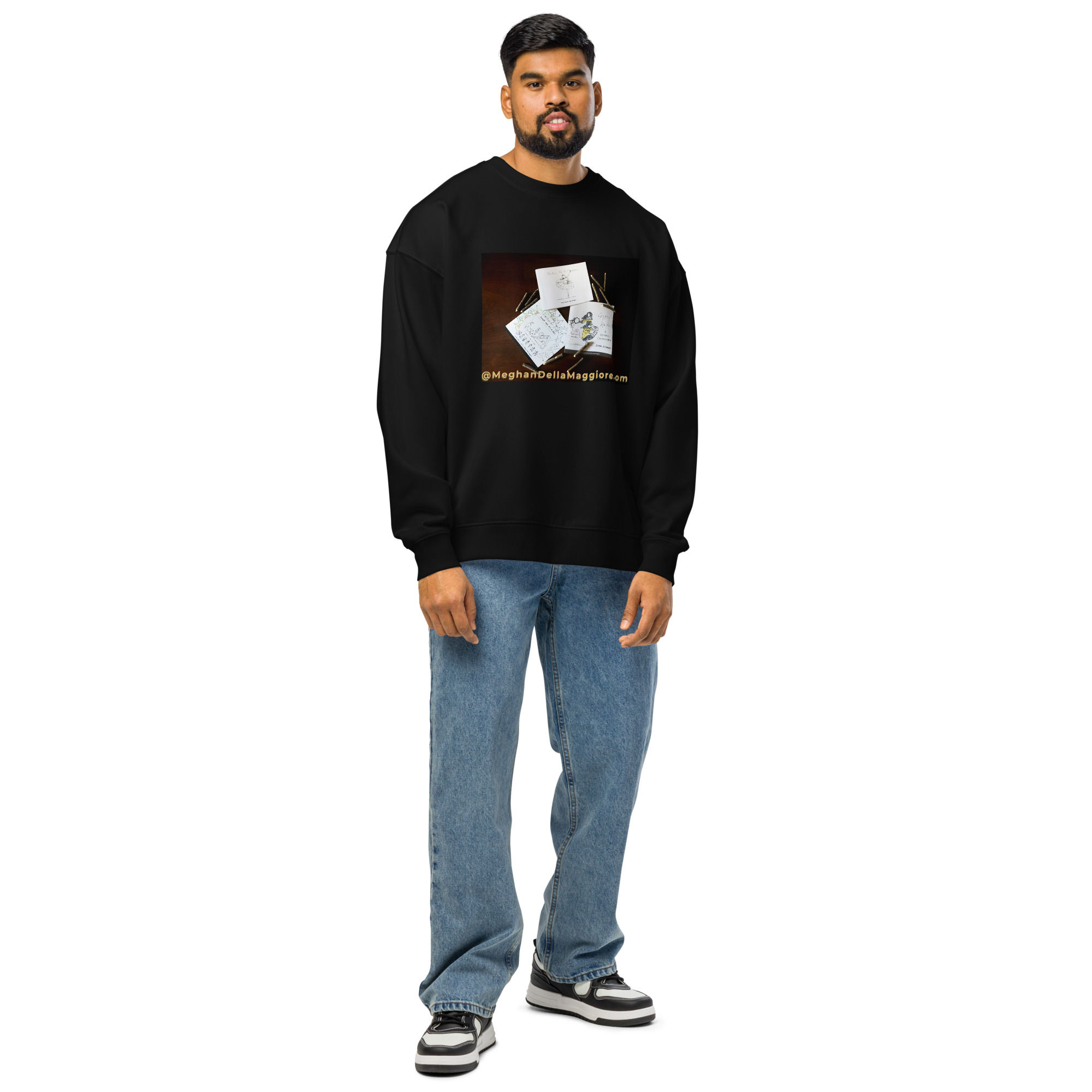 unisex organic oversized sweatshirt