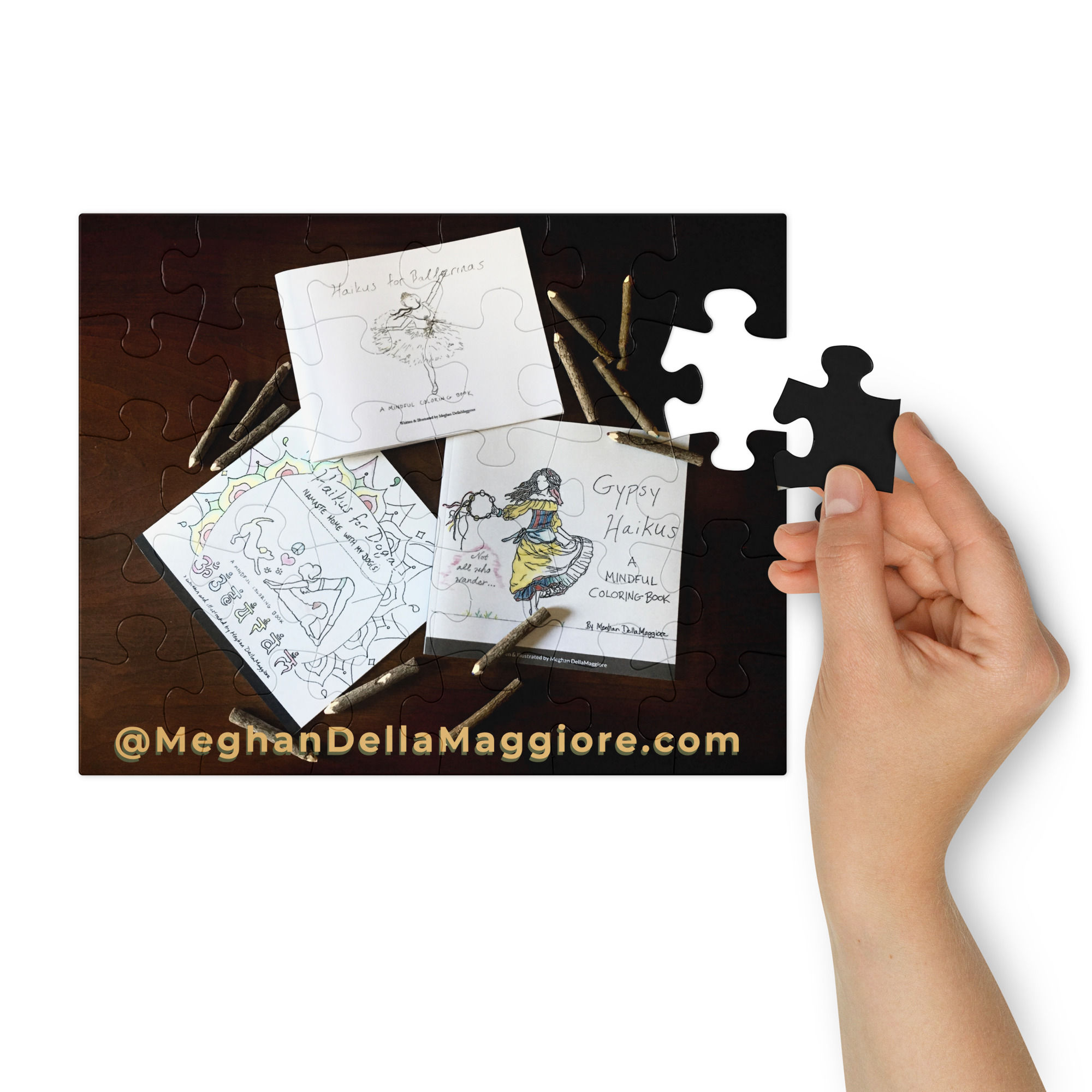 jigsaw puzzle with tin | namaste home collection©