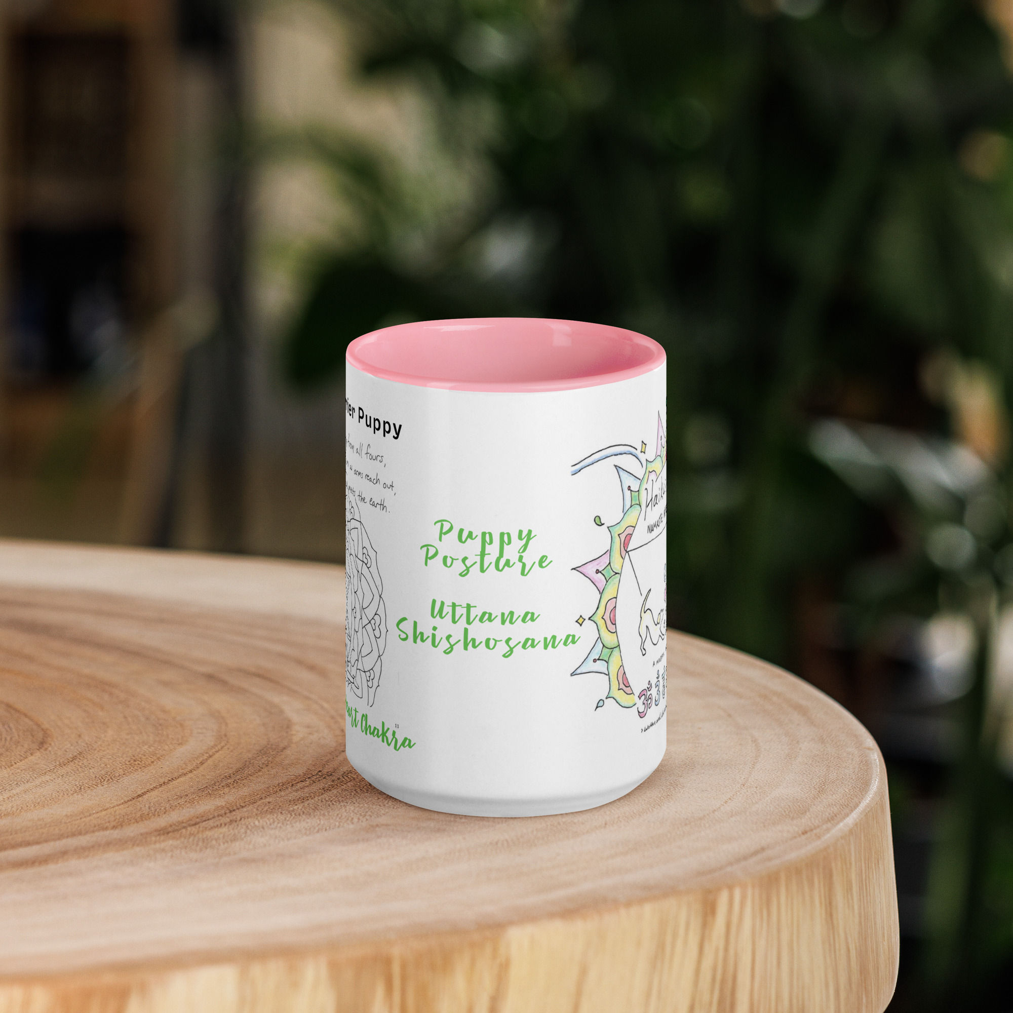 pit bull terrier doga haiku mug with color | namaste home collection©