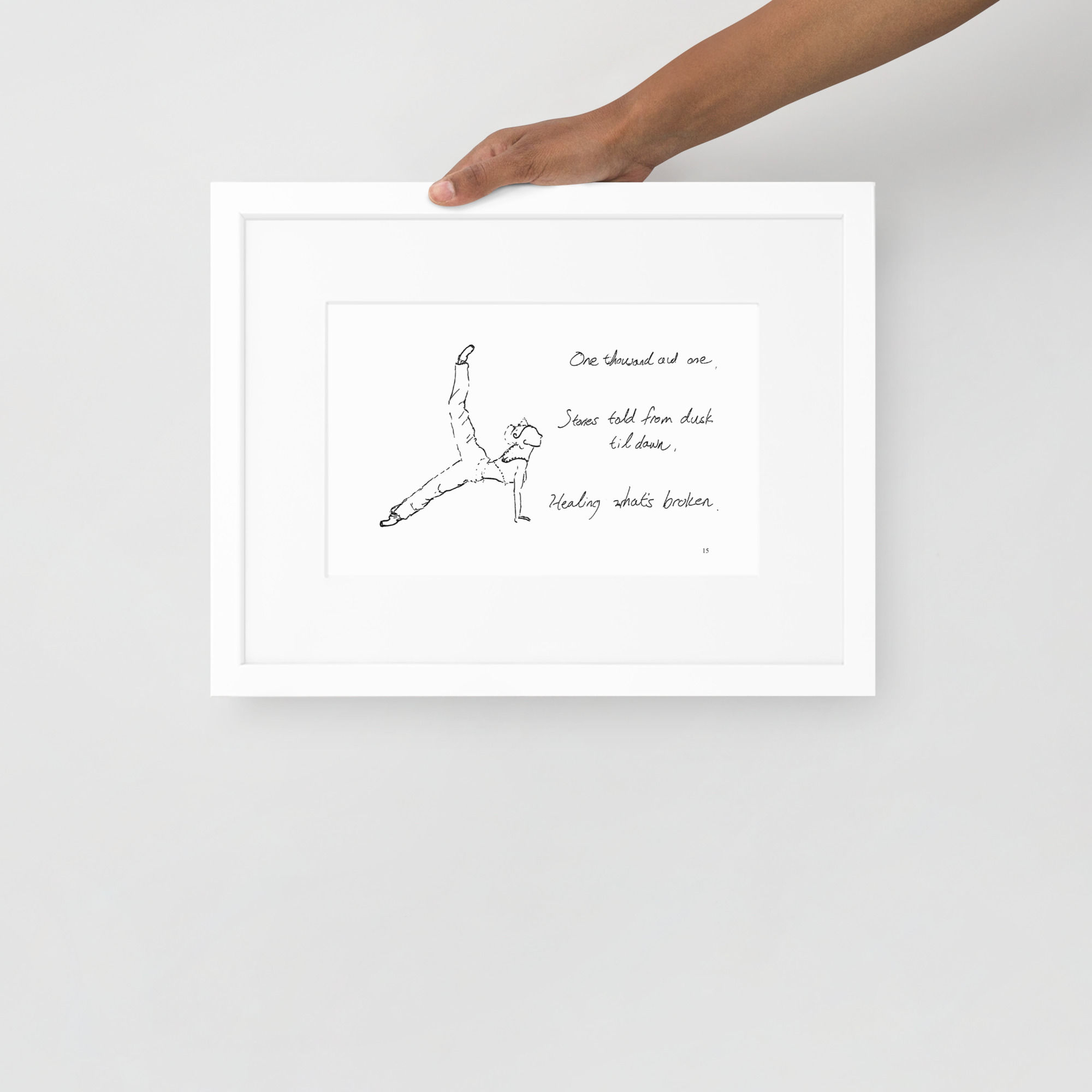 arabian nights matte paper framed poster | Haikus for Ballerinas