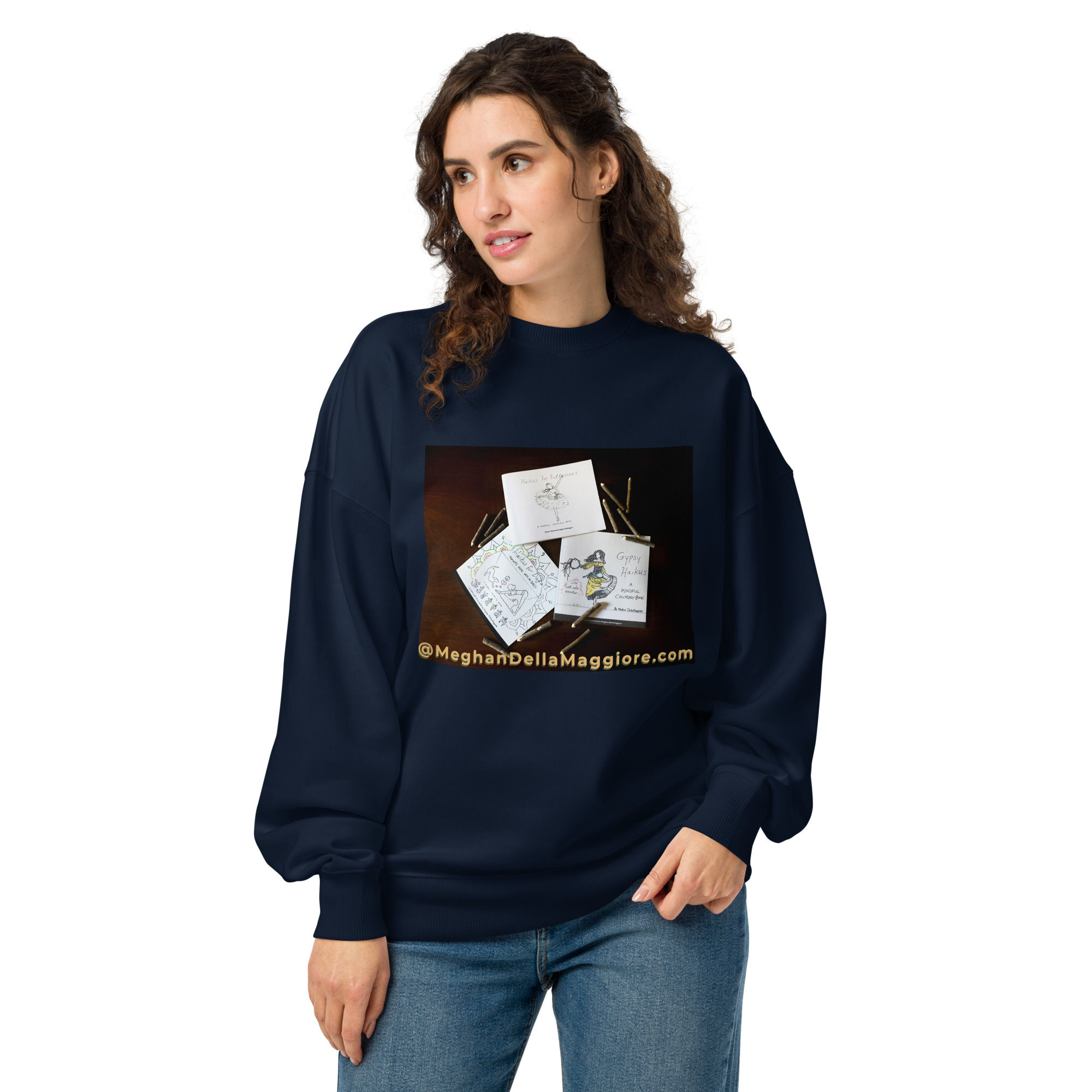 unisex organic oversized sweatshirt