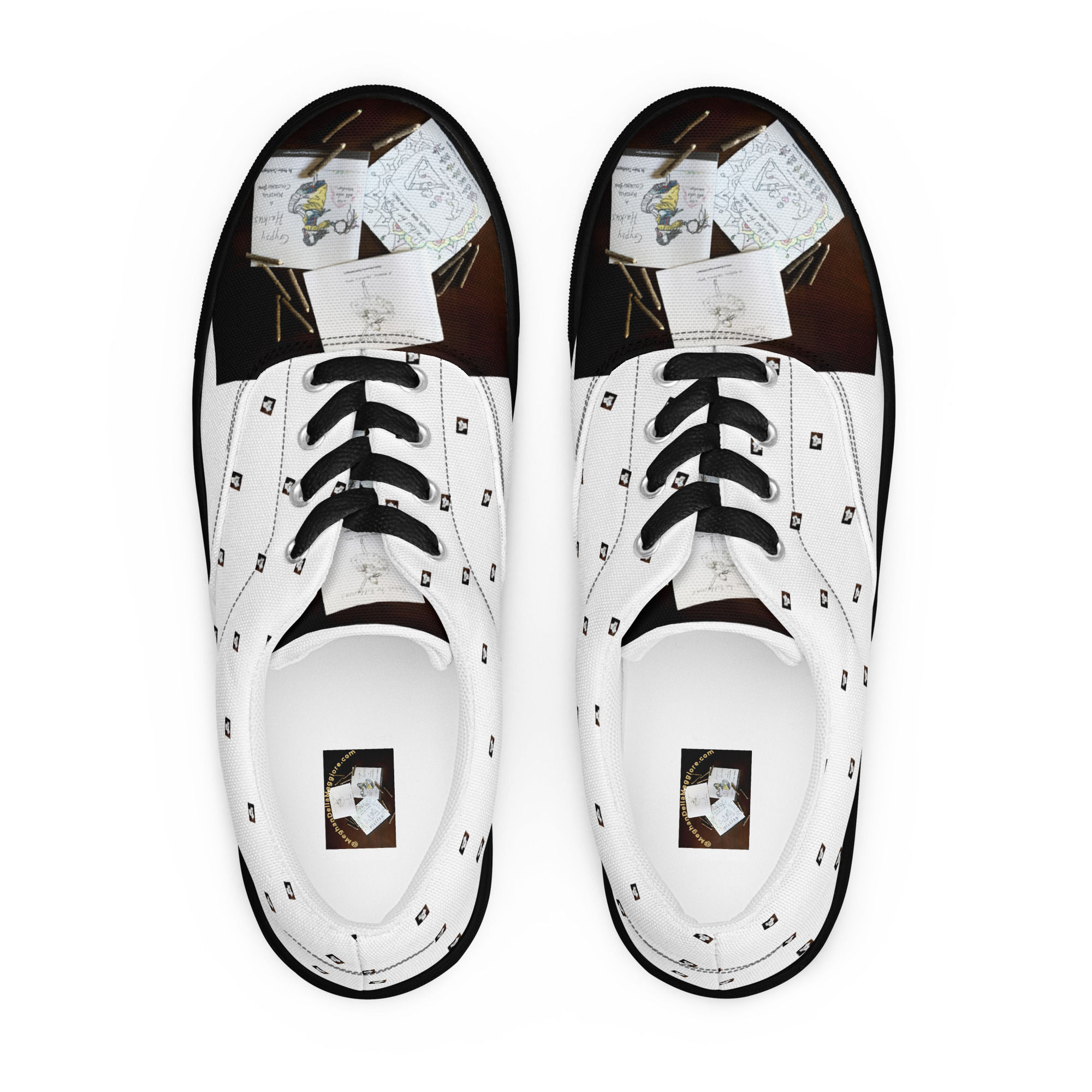 women’s lace-up canvas shoes