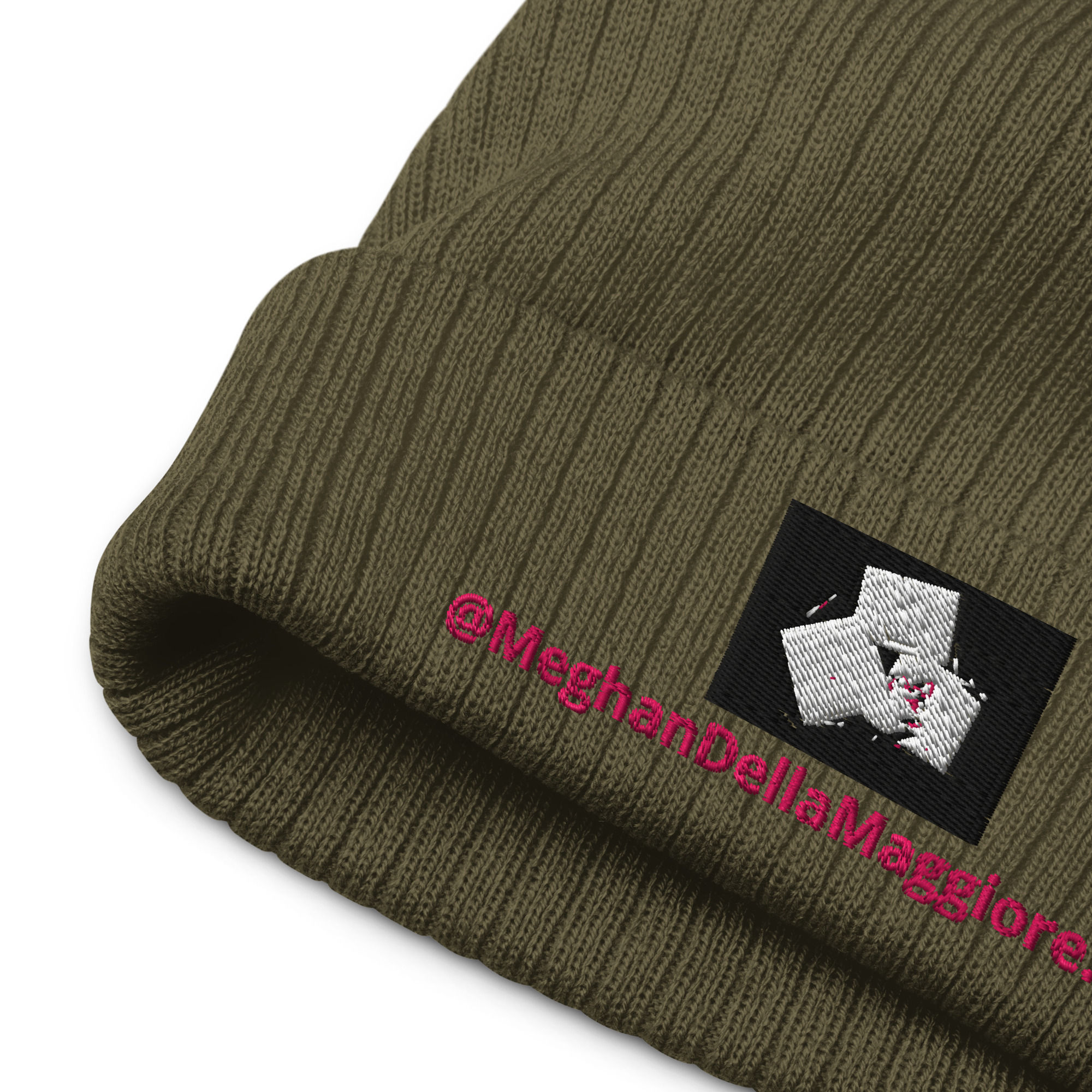 ribbed knit beanie