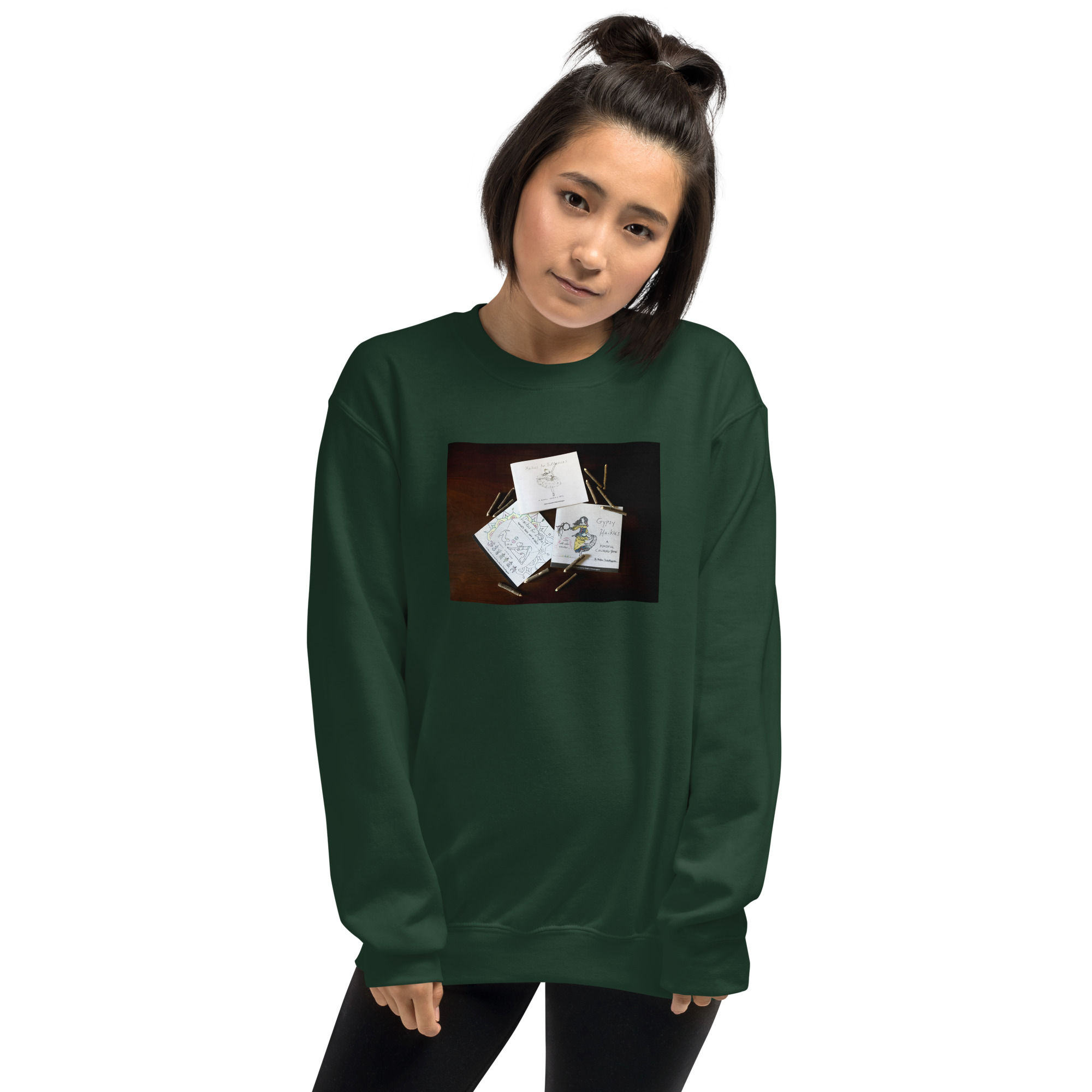 unisex crew neck sweatshirt | Gildan 18000