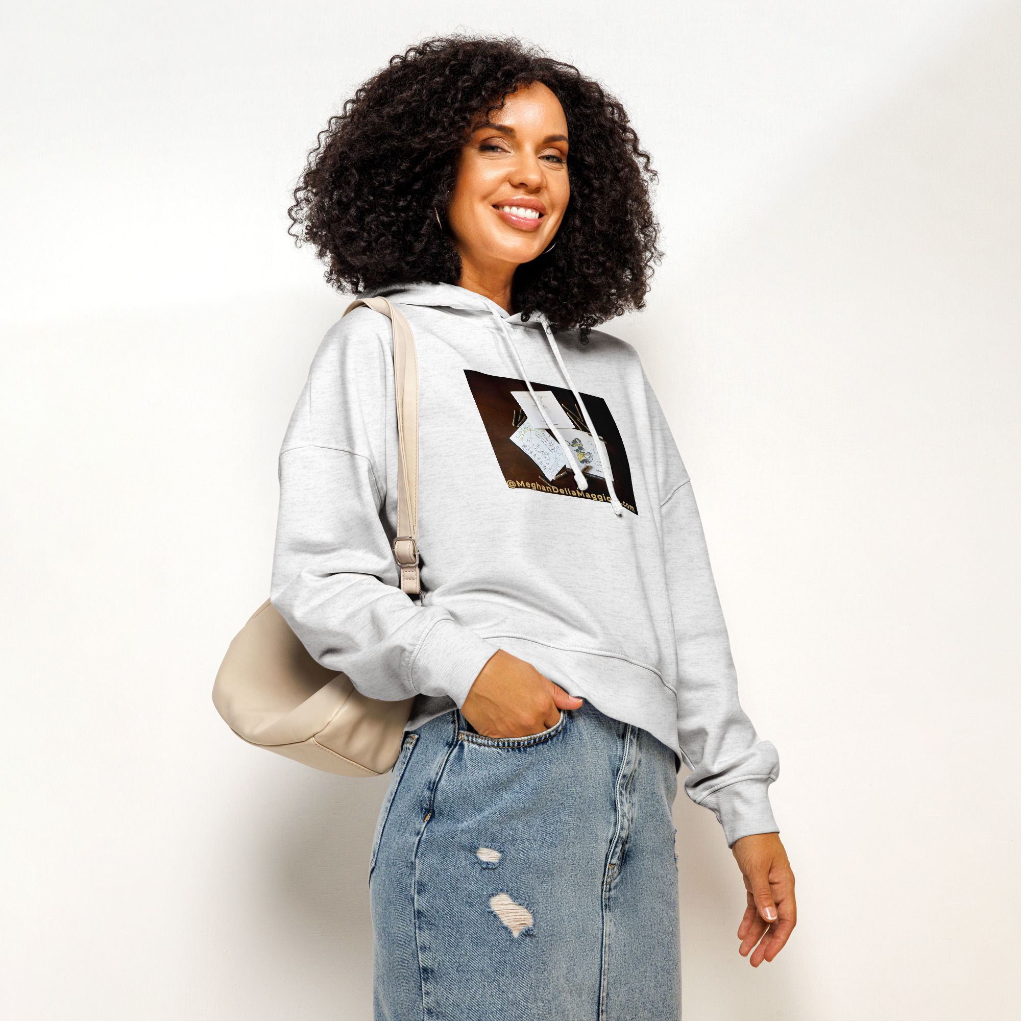 women’s organic mid-weight hoodie