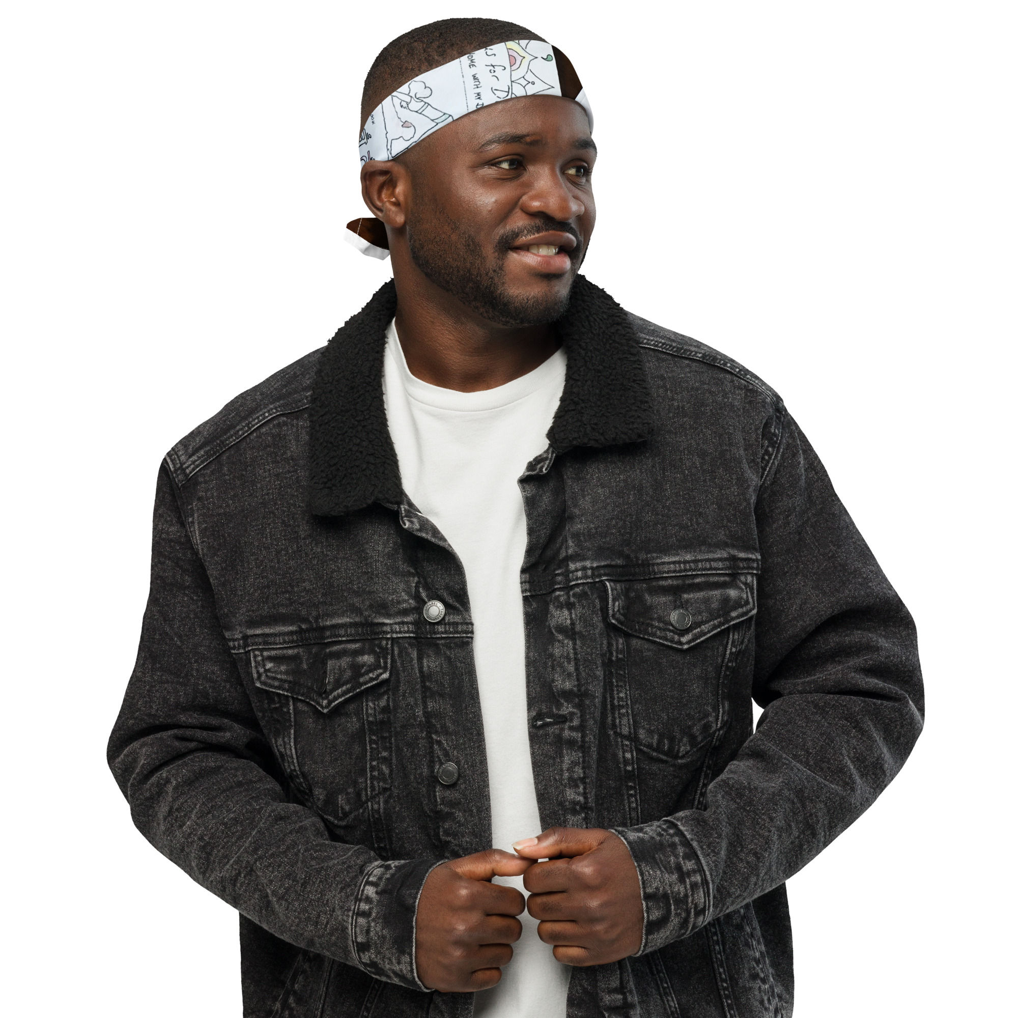 print bandana scarf