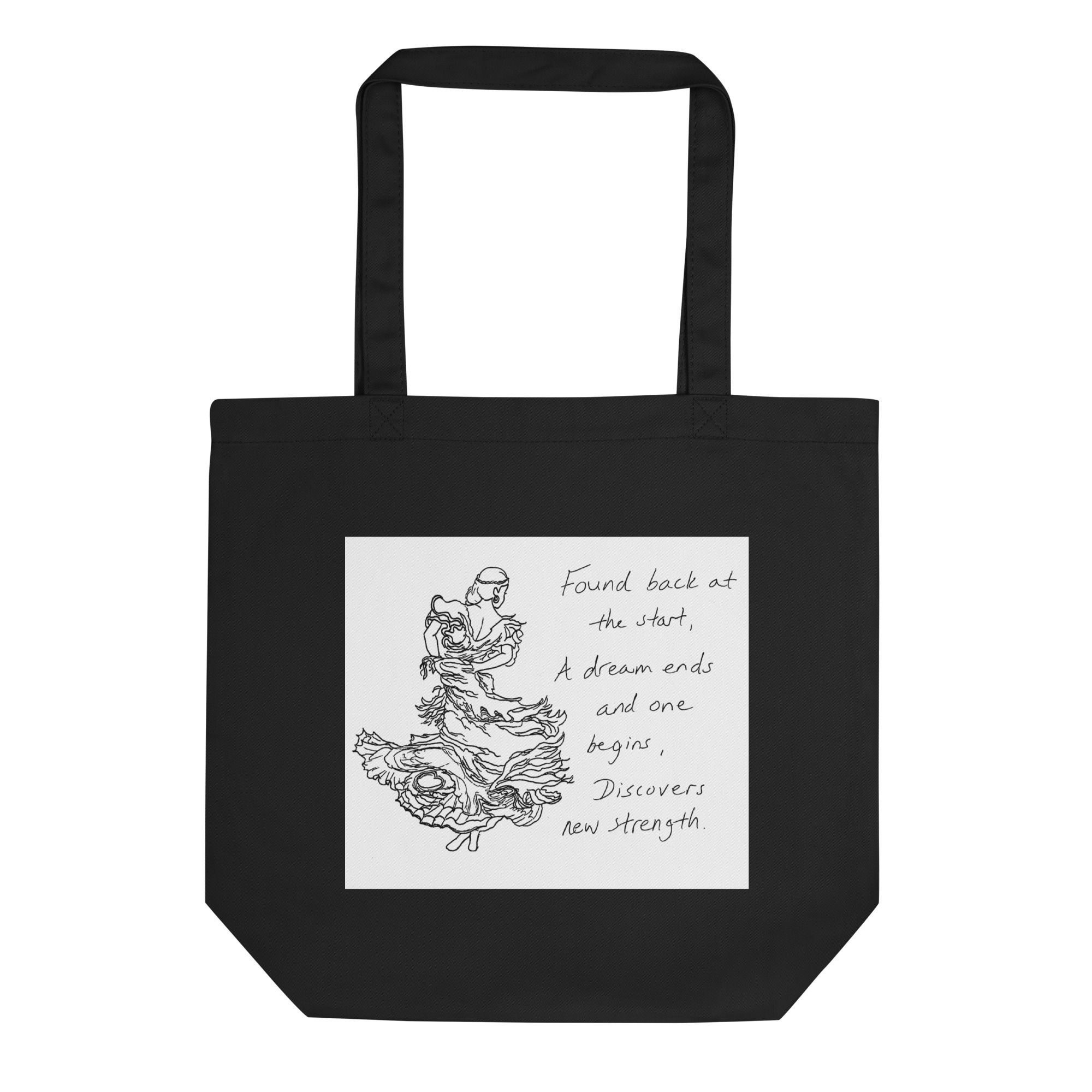 fifteenth gypsy haiku eco tote bag | Not All Who Wander...