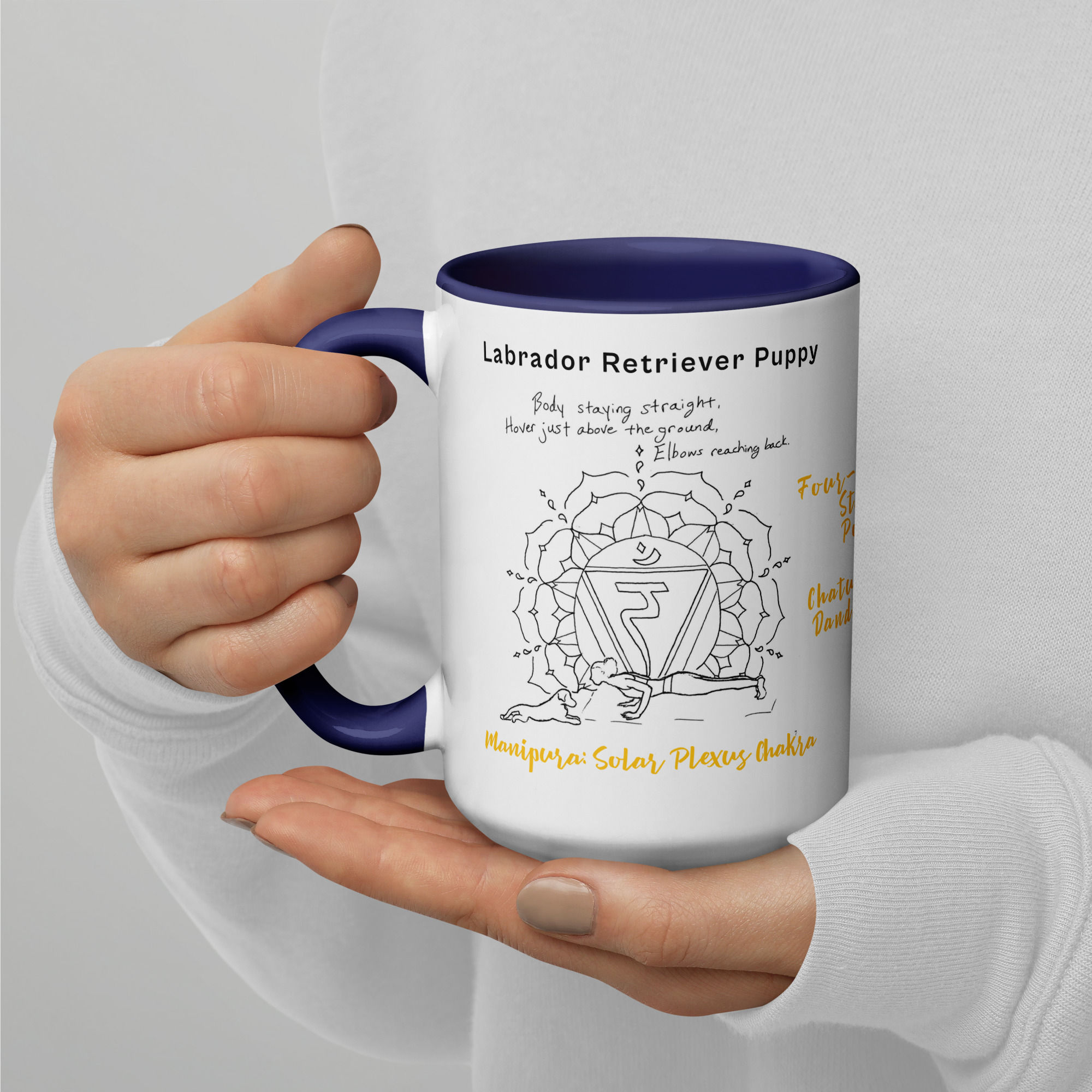 labrador retriever puppy mug with color | namaste home collection©