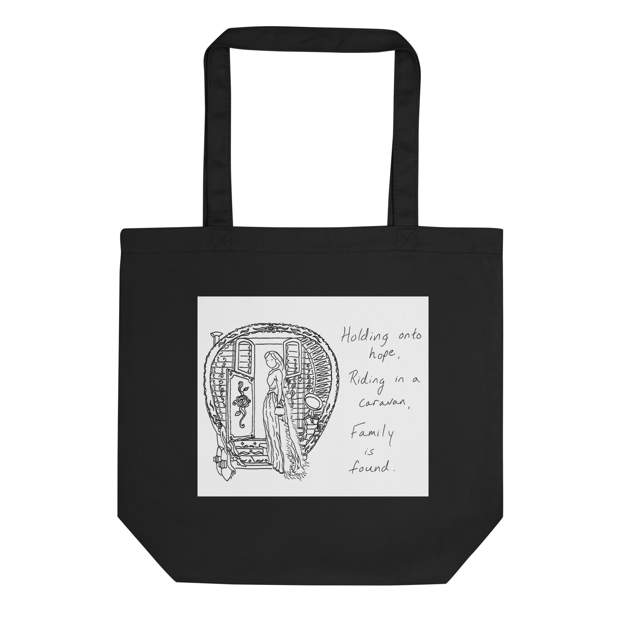 twelfth gypsy haiku eco tote bag | Not All Who Wander...