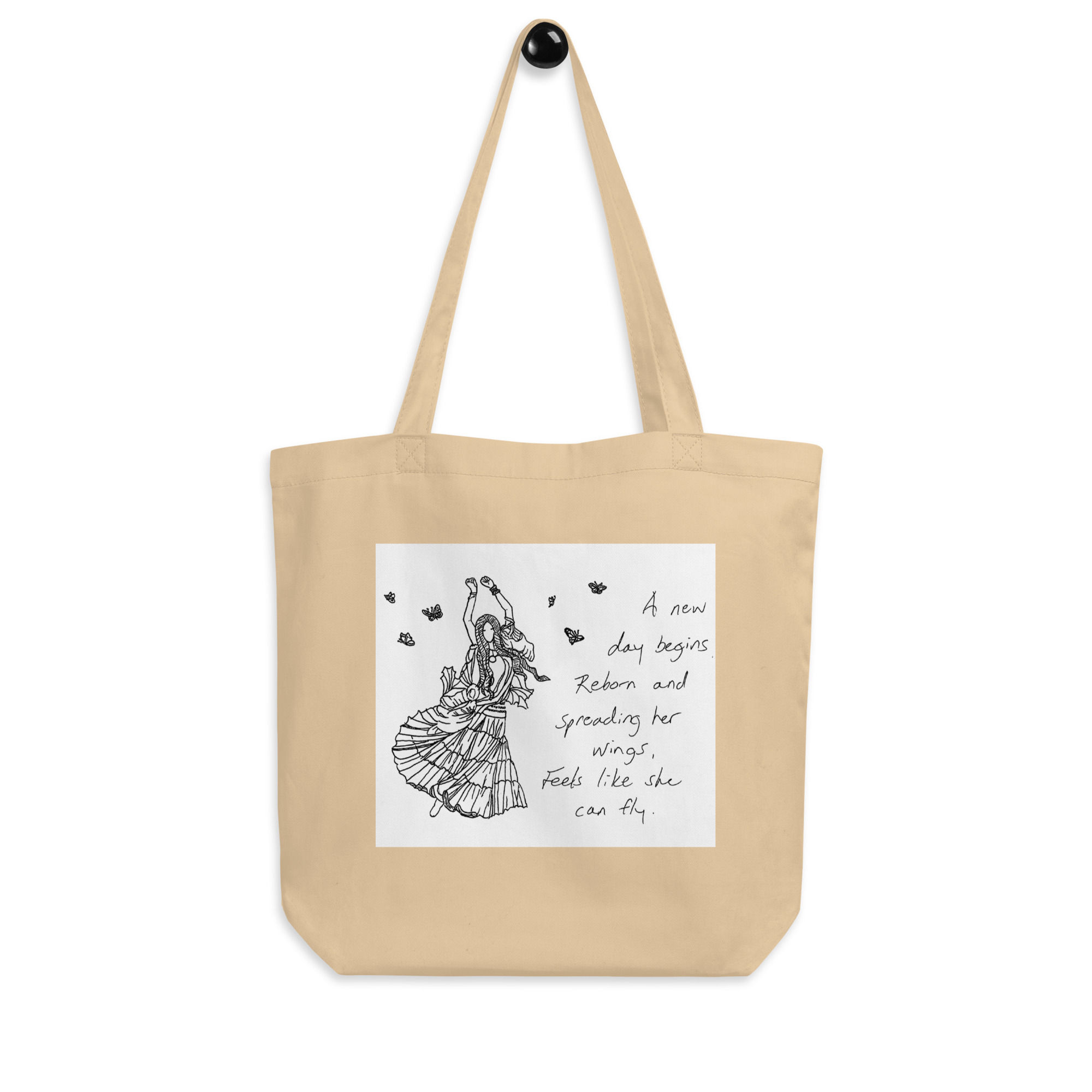 eighteenth gypsy haiku eco tote bag | Not All Who Wander...