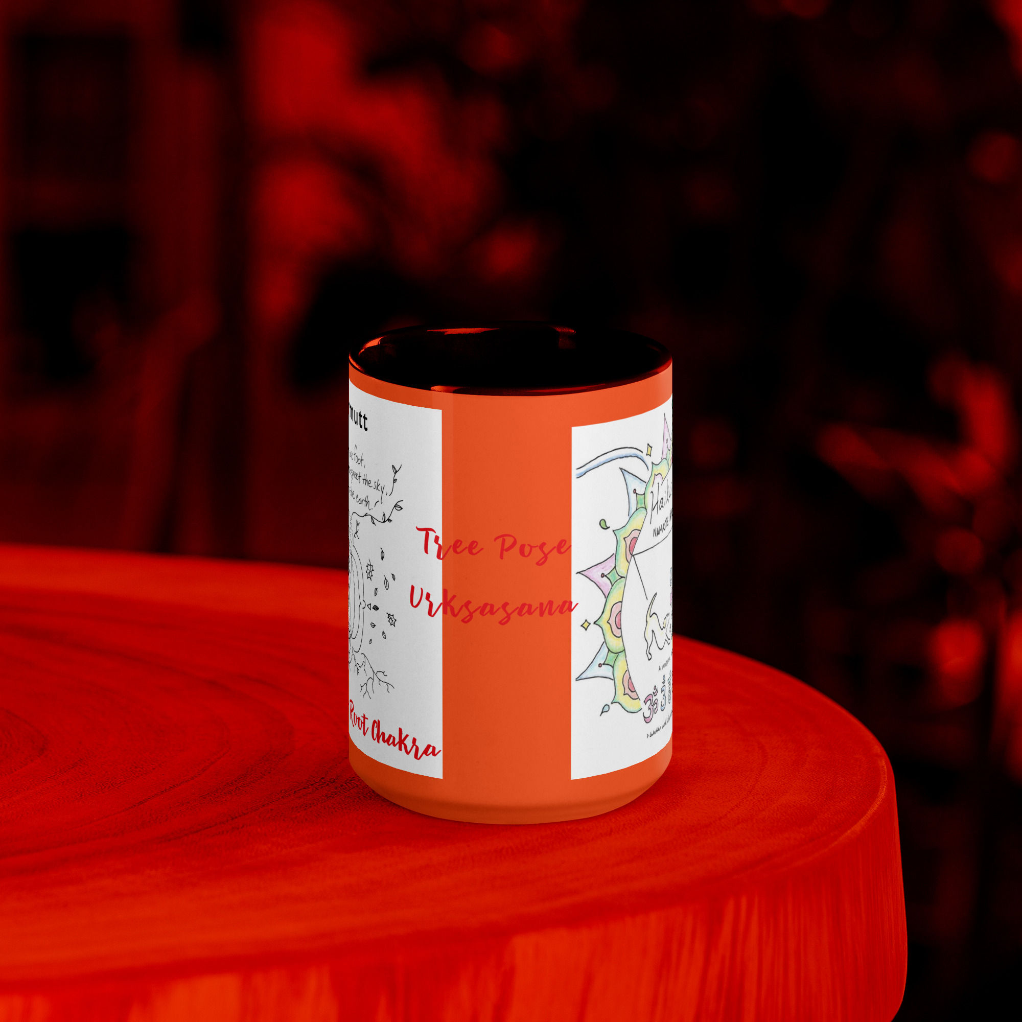 supermutt doga haiku mug with color | namaste home collection©