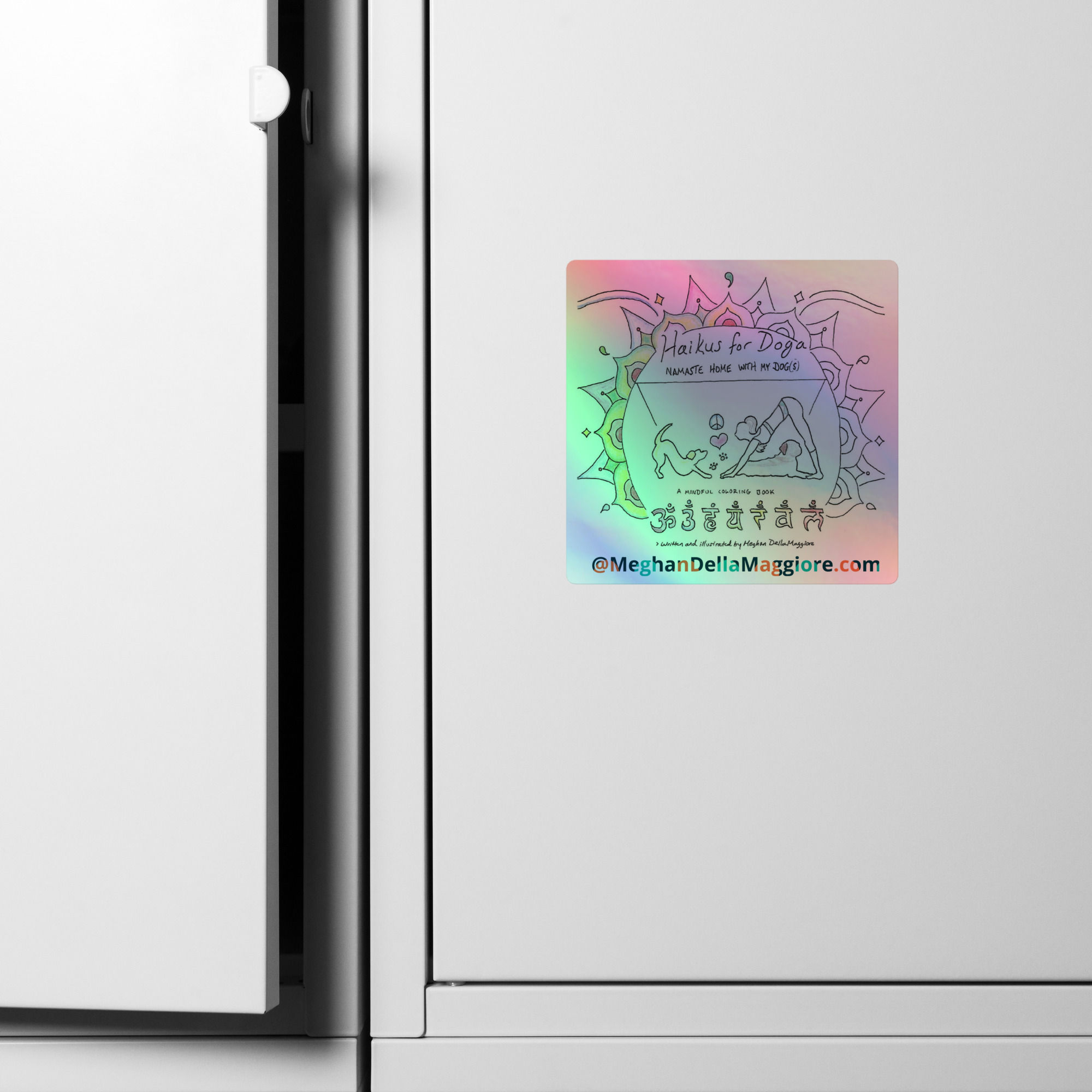 holographic stickers | Haikus for Doga