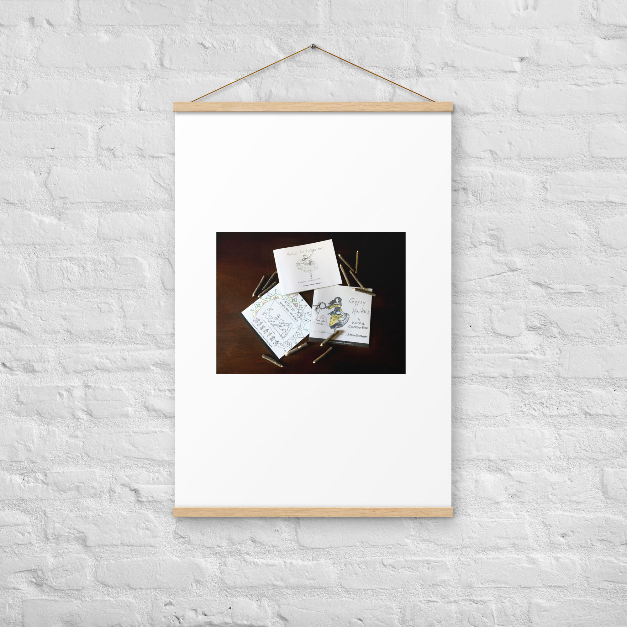 poster with hangers | namaste home collection©