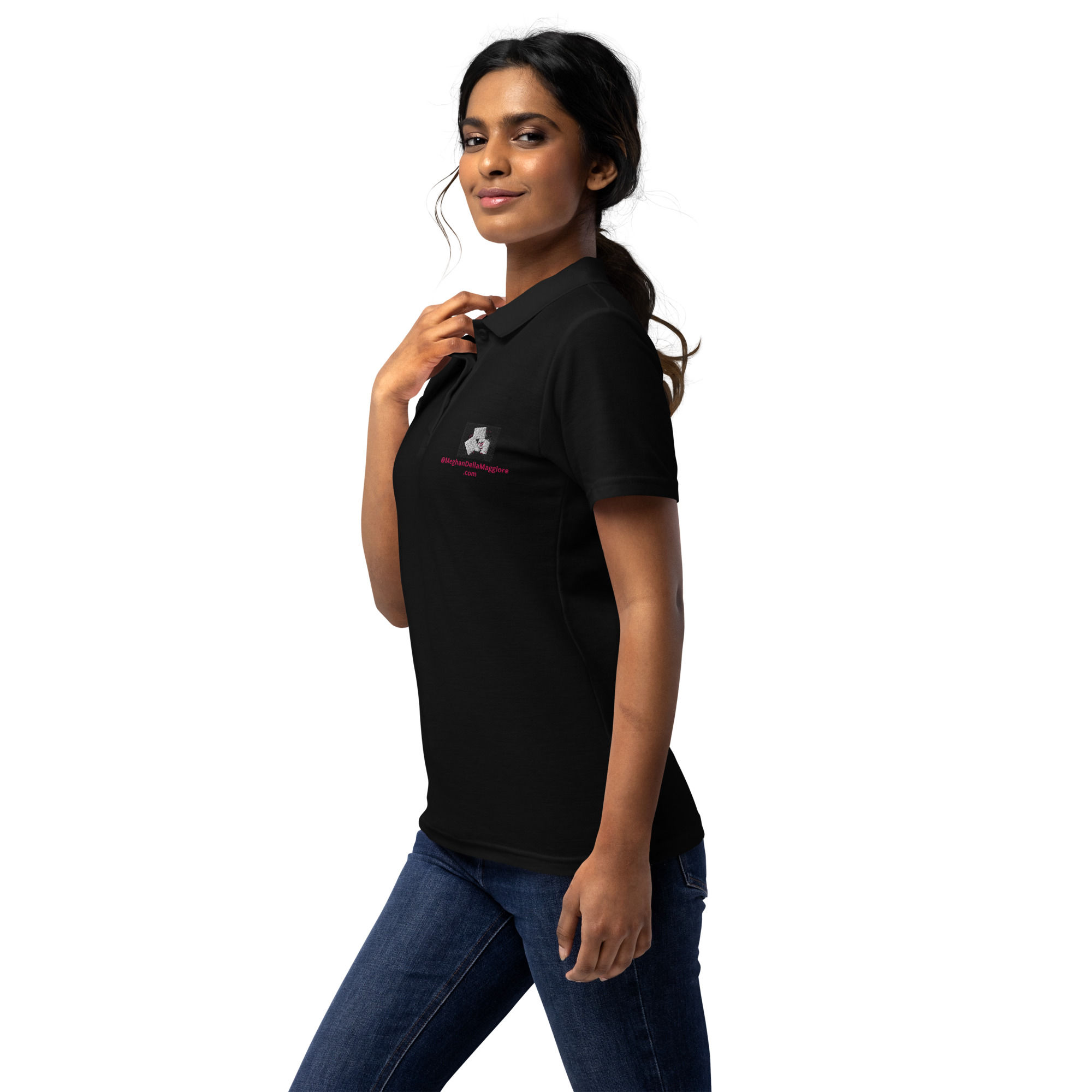 women’s pique polo shirt