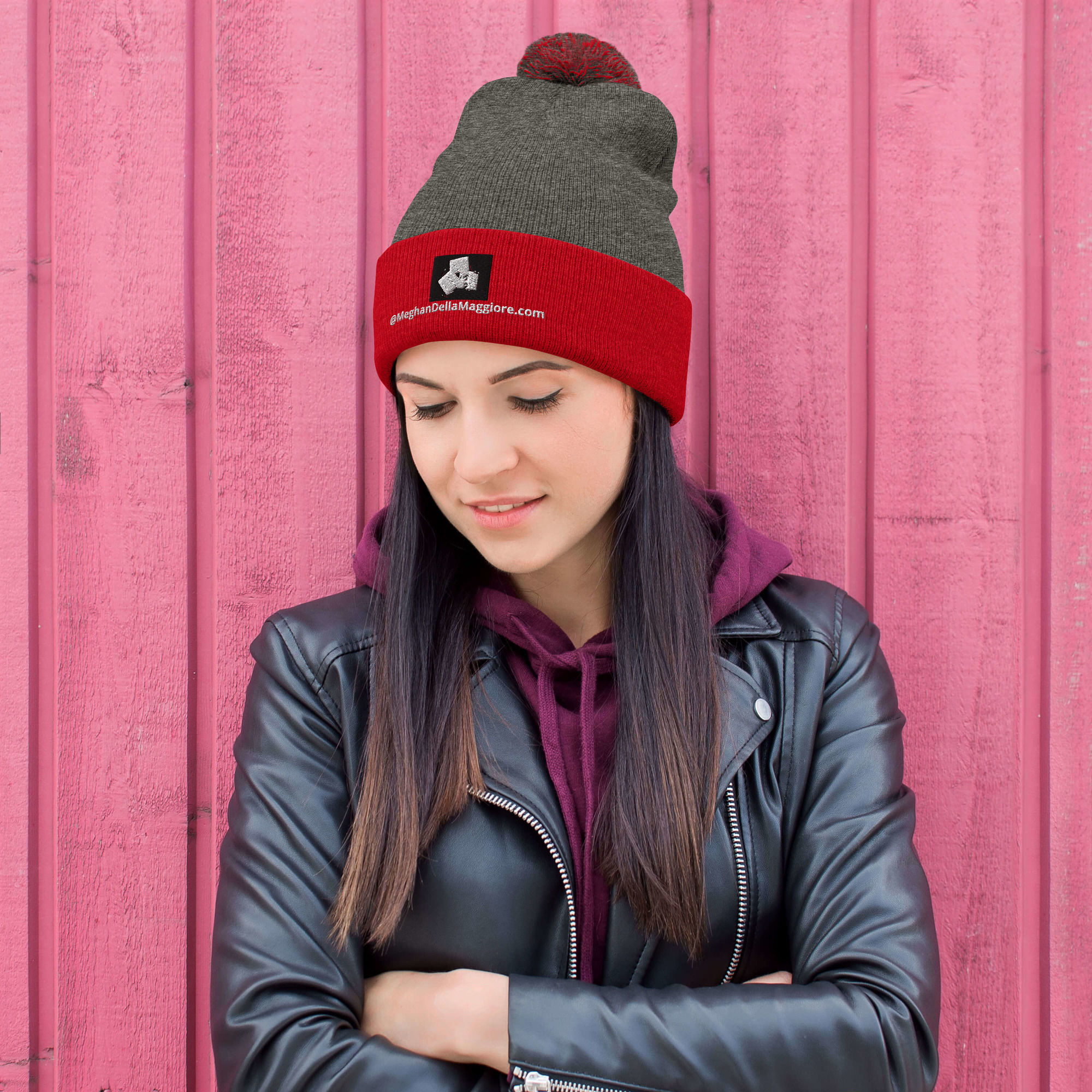pom-pom beanie