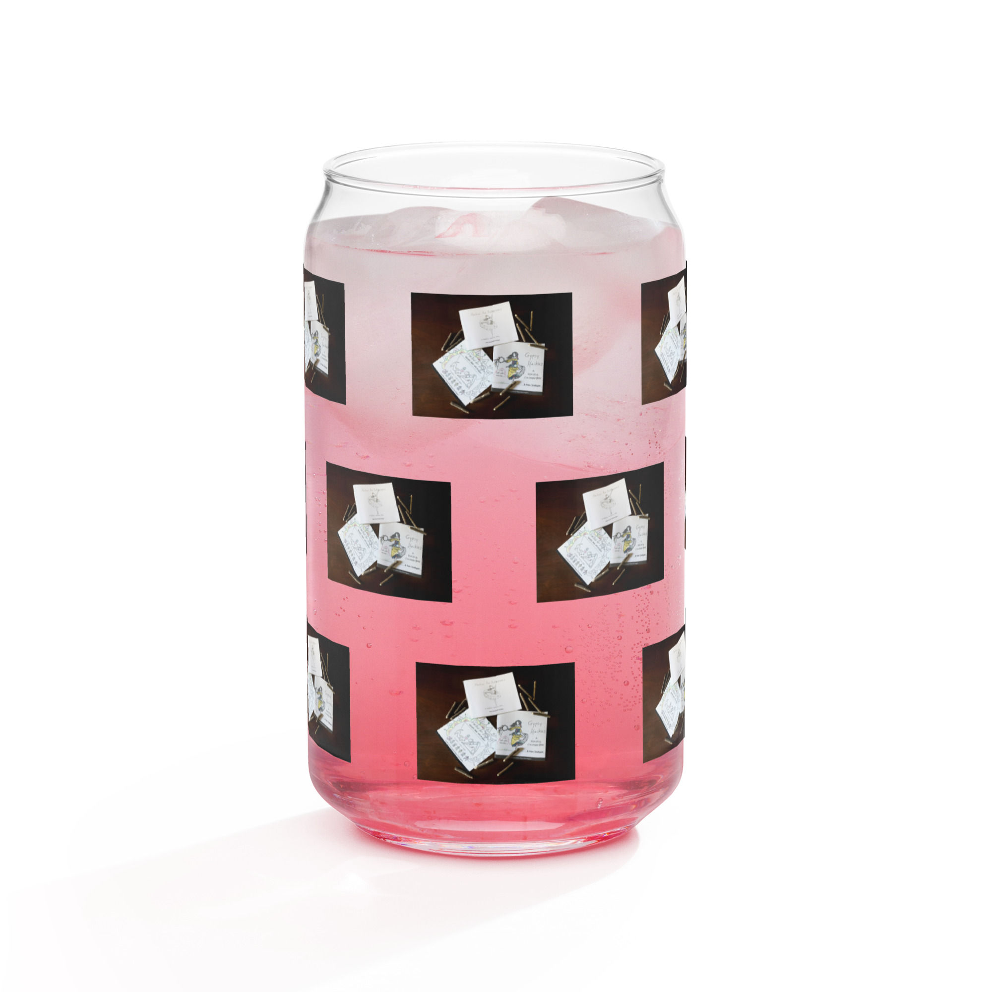 can-shaped glass with lid | namaste home collection©