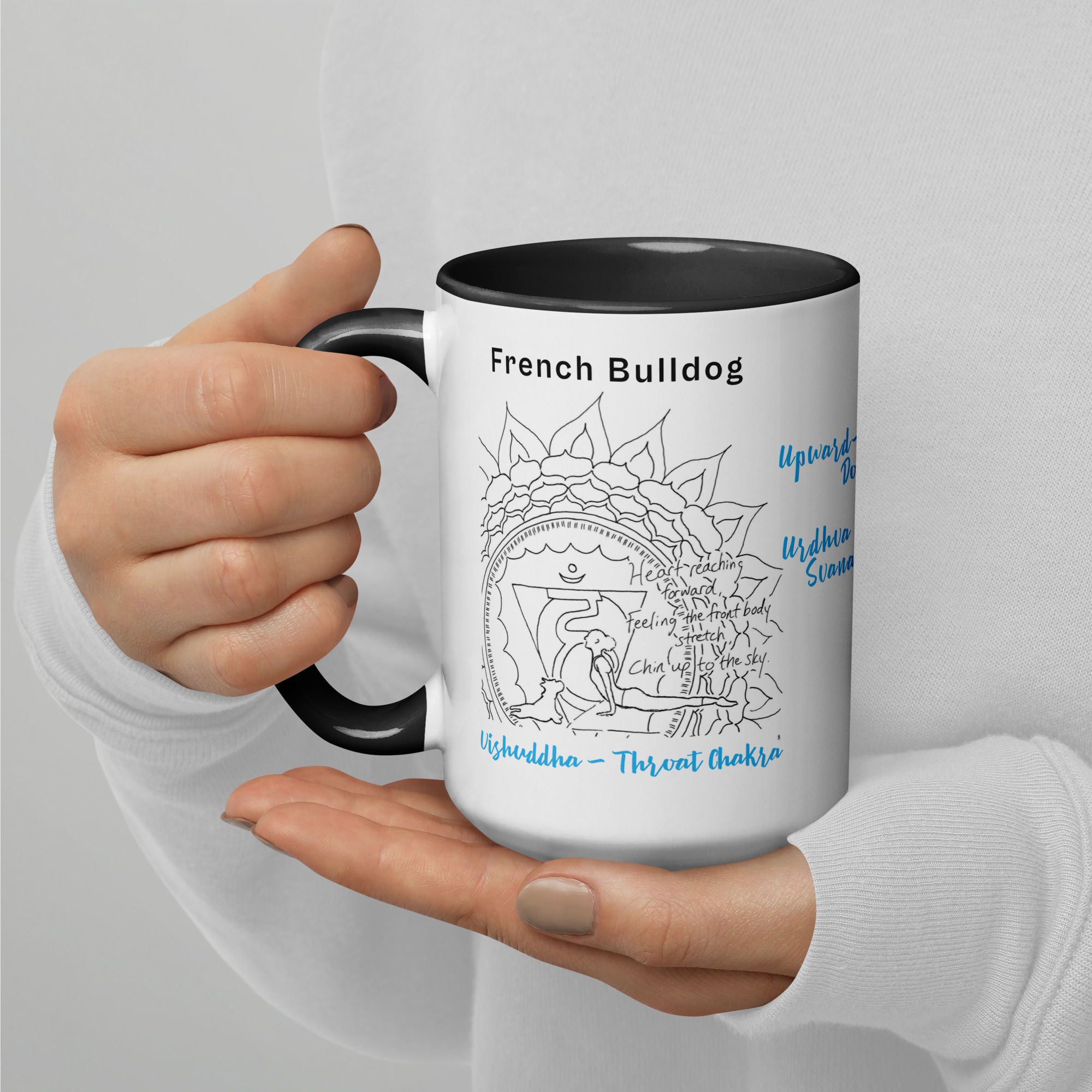 french bulldog mug with color | namaste home collection©