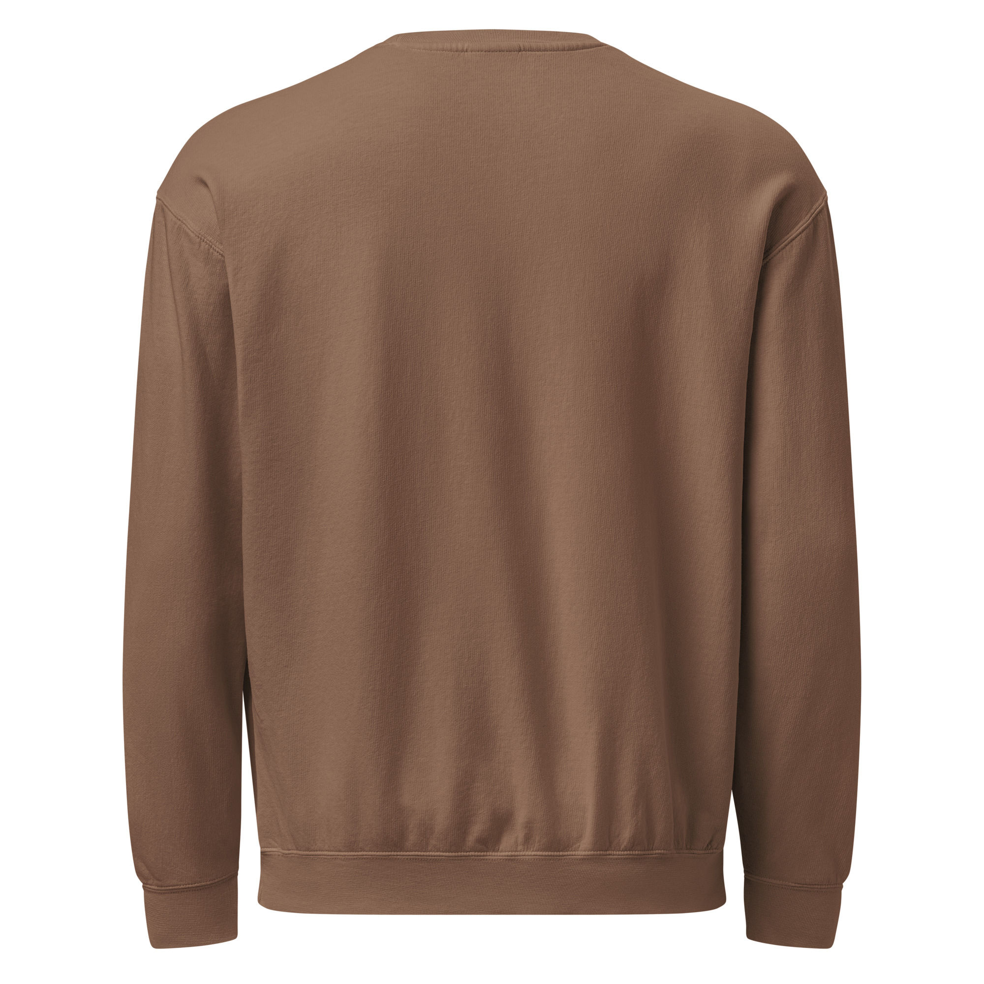 unisex garment-dyed fleece crewneck sweatshirt