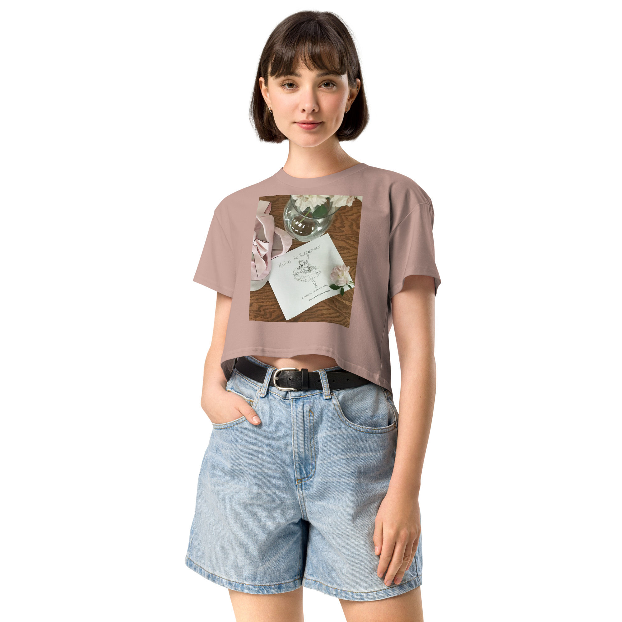 women’s crop top | Haikus for Ballerinas