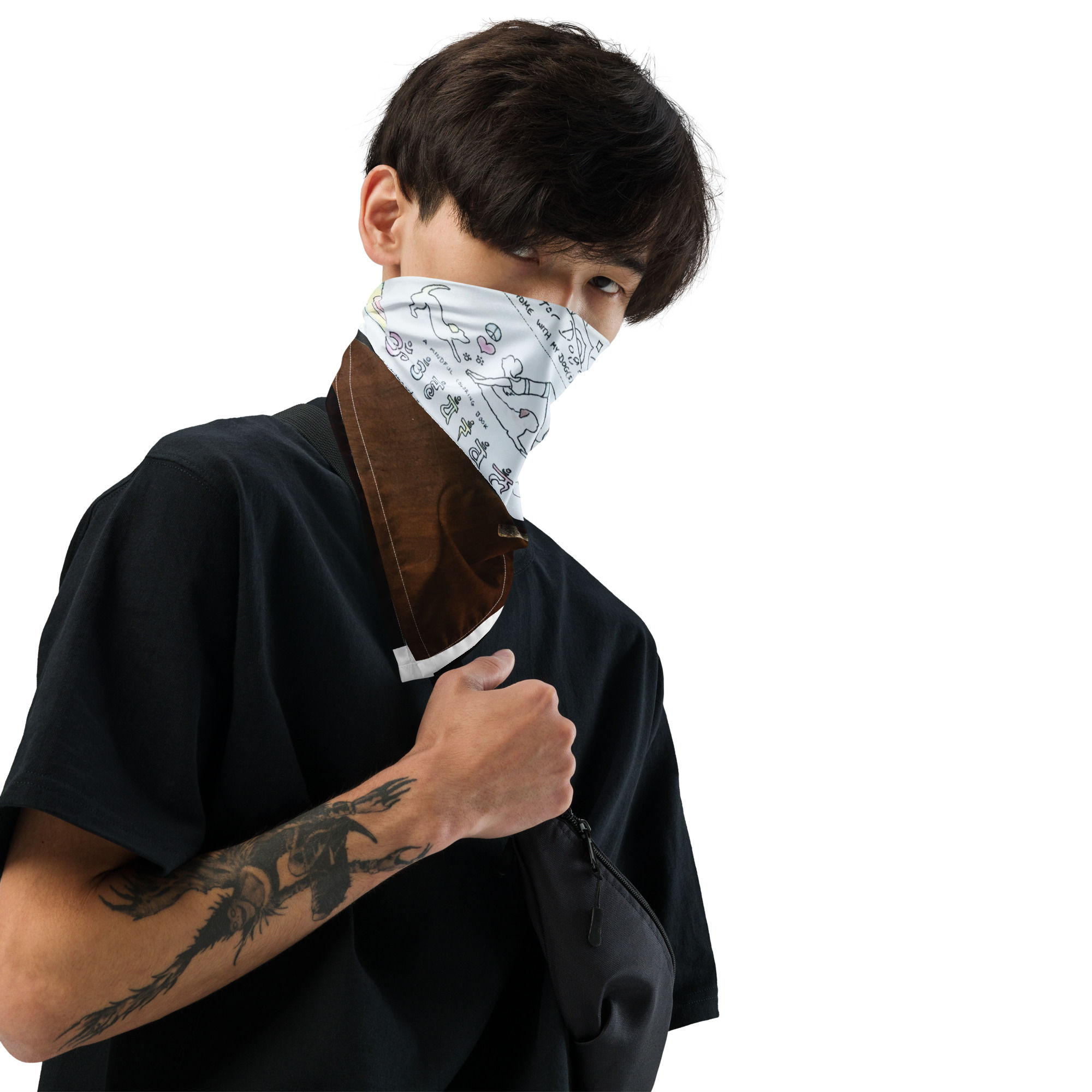 print bandana scarf