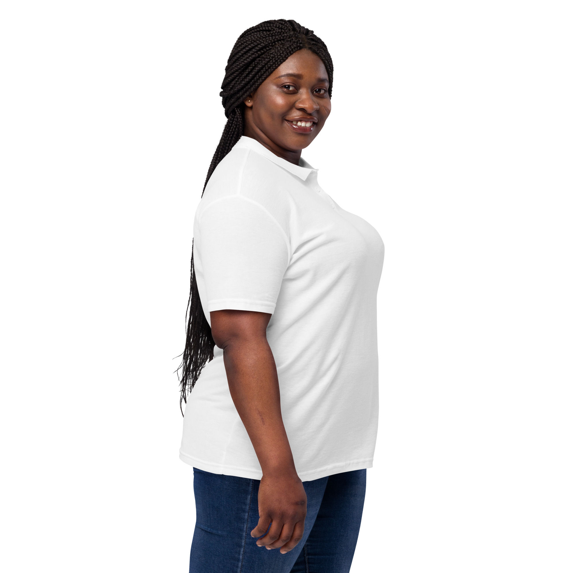 women’s pique polo shirt