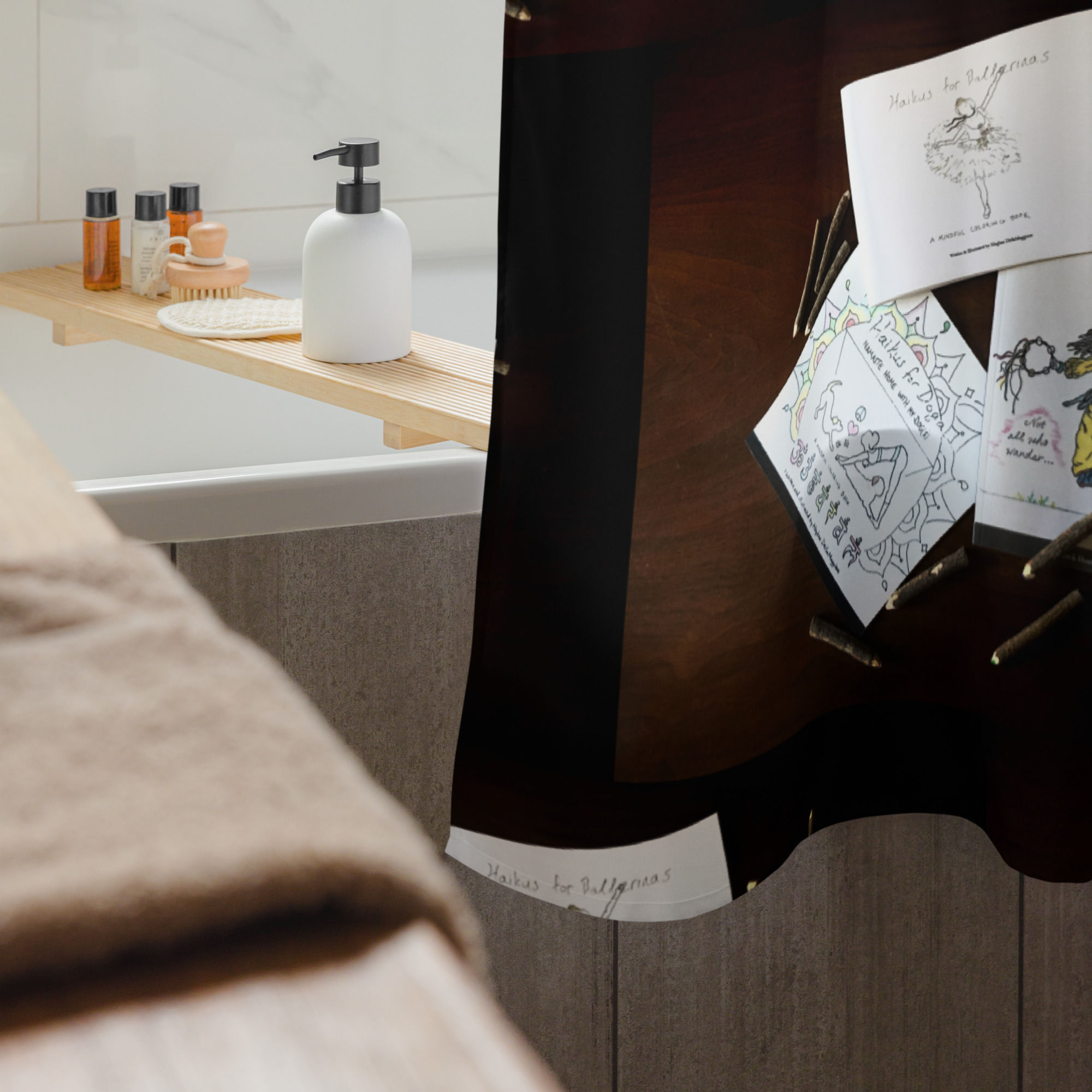 shower curtain | namaste home collection©