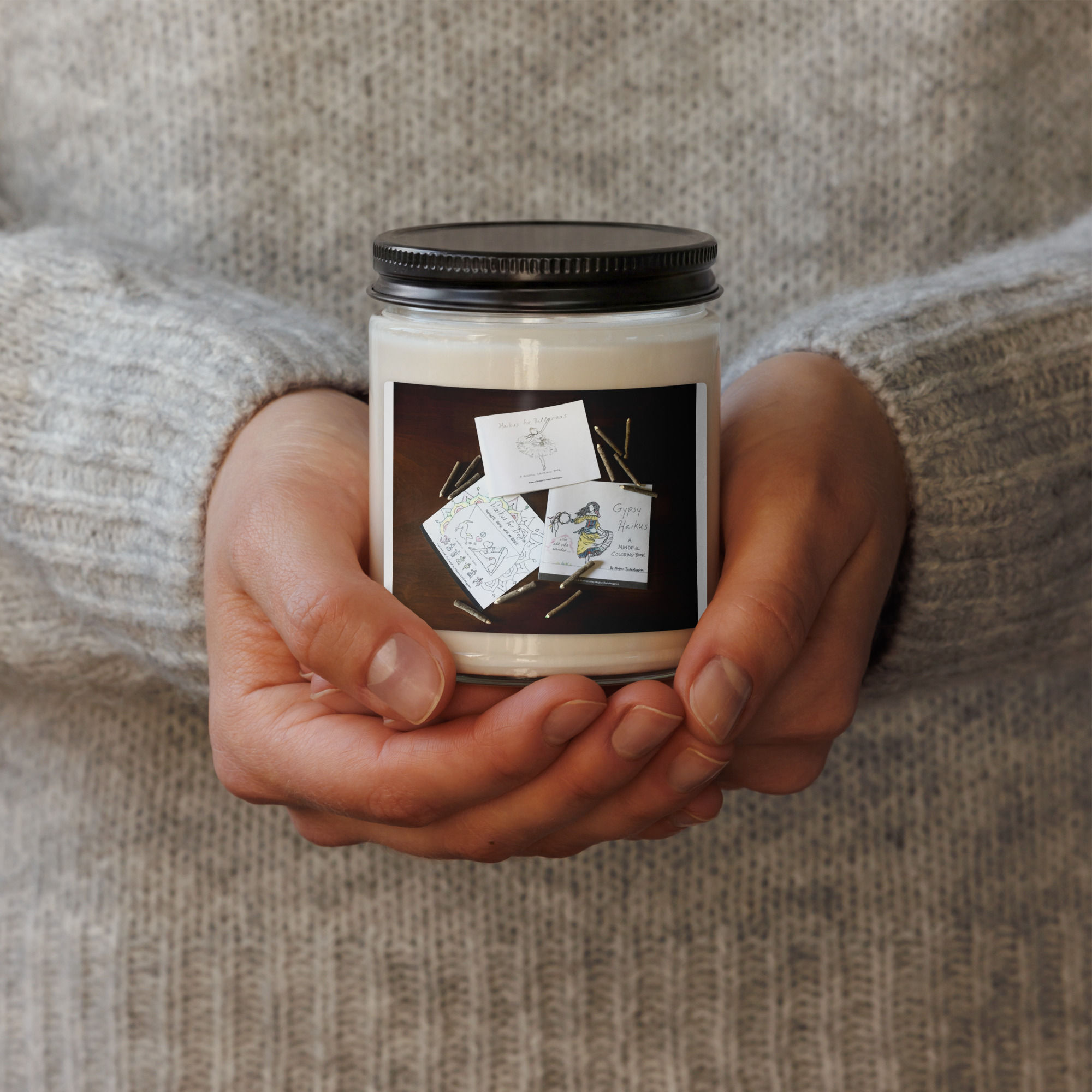 scented soy jar candle | namaste home collection©