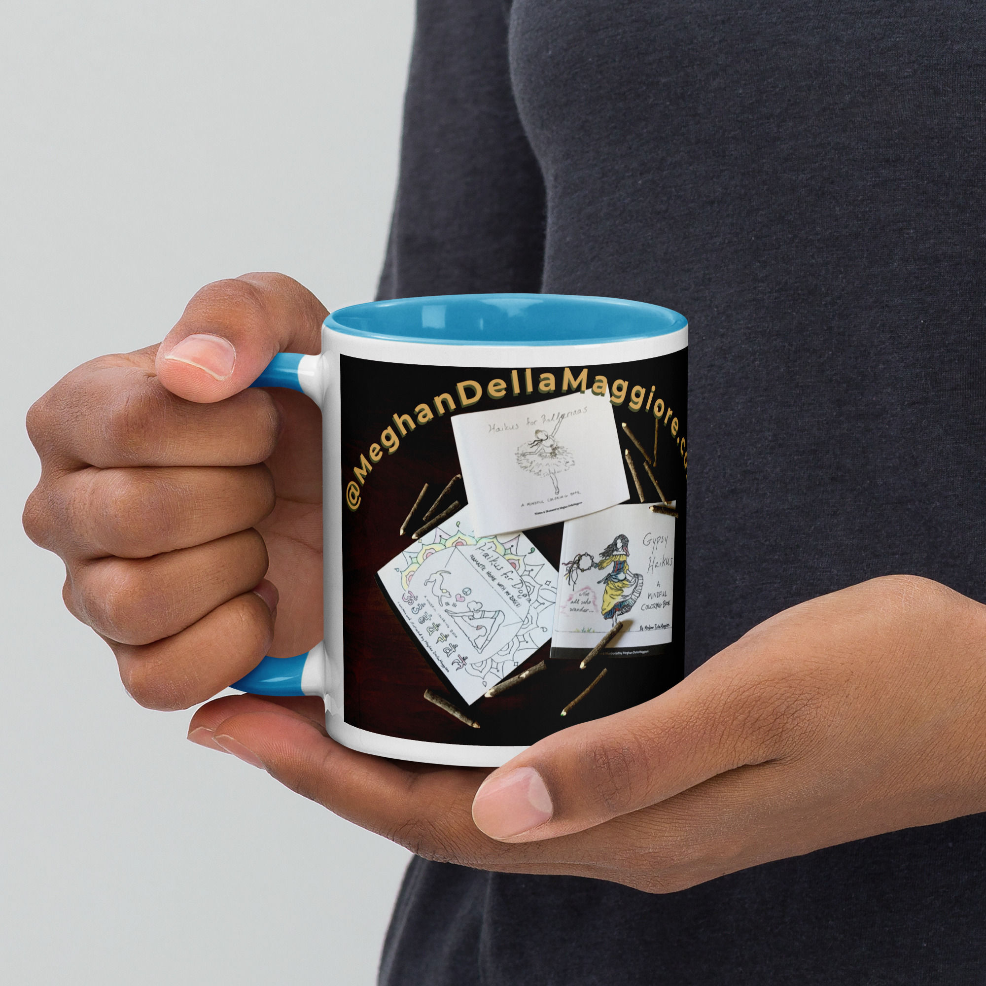 mug with color inside | namaste home collection©