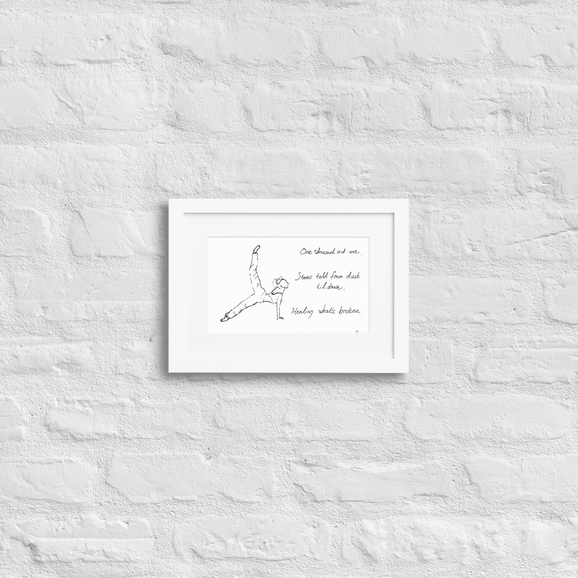 arabian nights matte paper framed poster | Haikus for Ballerinas