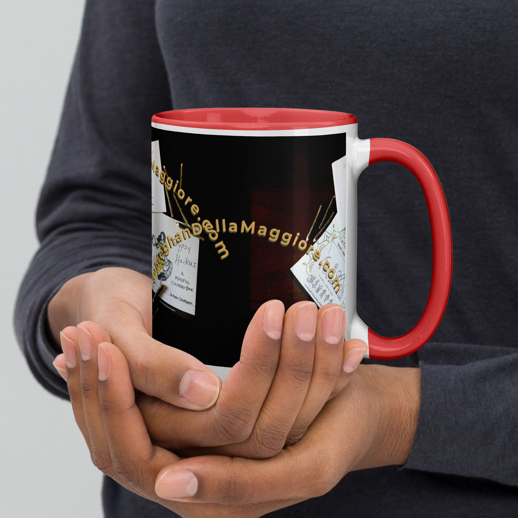 mug with color inside | namaste home collection©