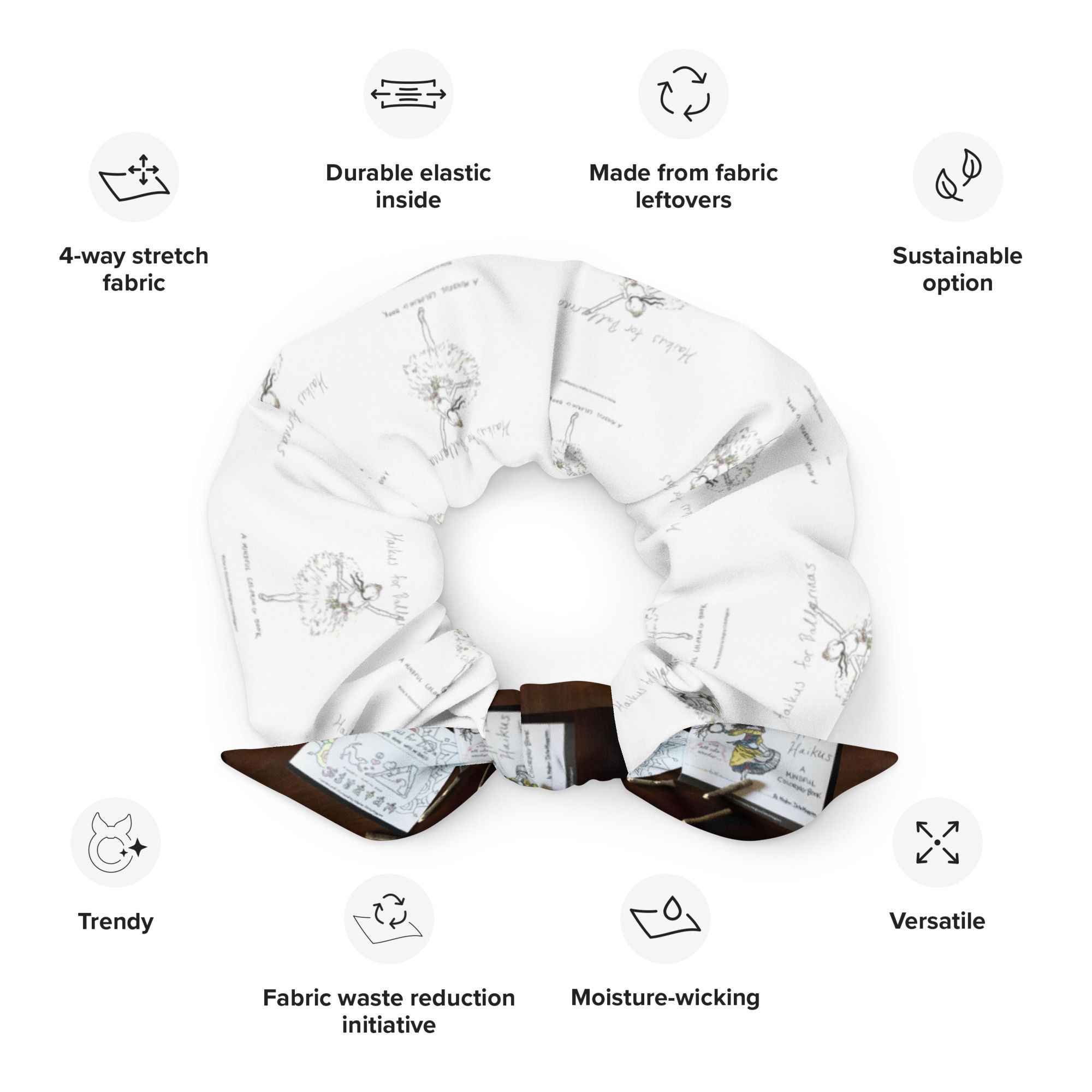 recycled scrunchie | Haikus for Ballerinas