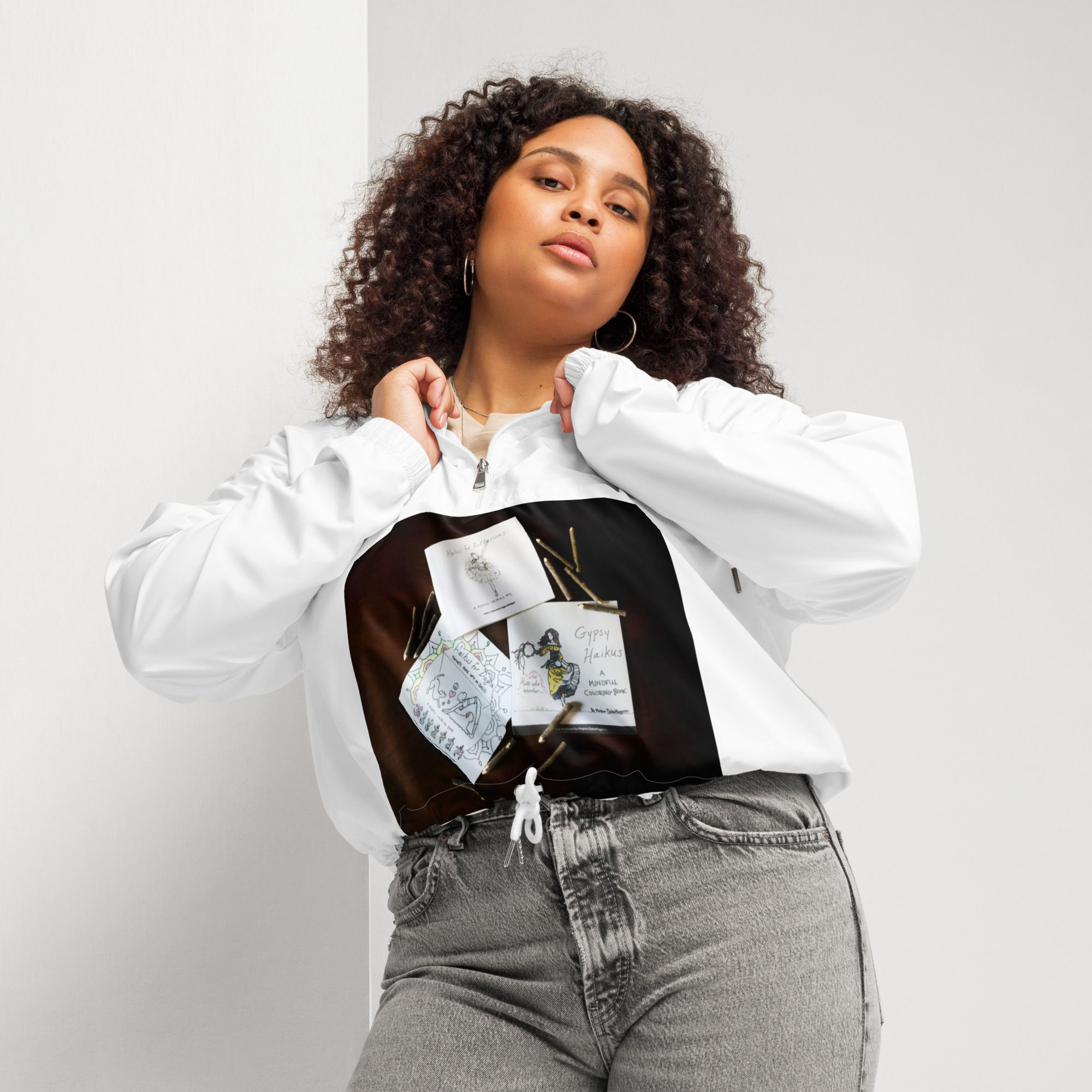 women’s cropped windbreaker