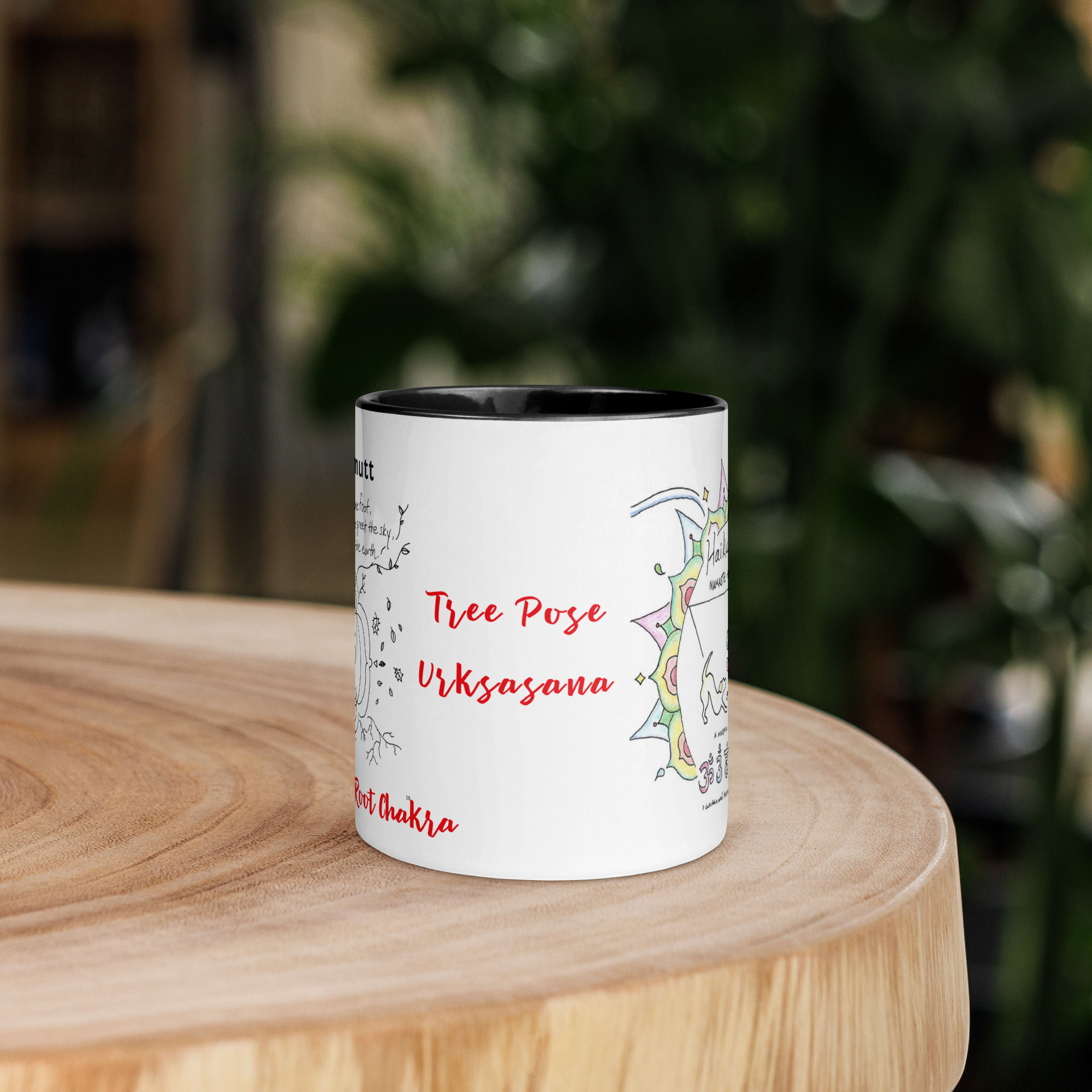 supermutt doga haiku mug with color | namaste home collection©