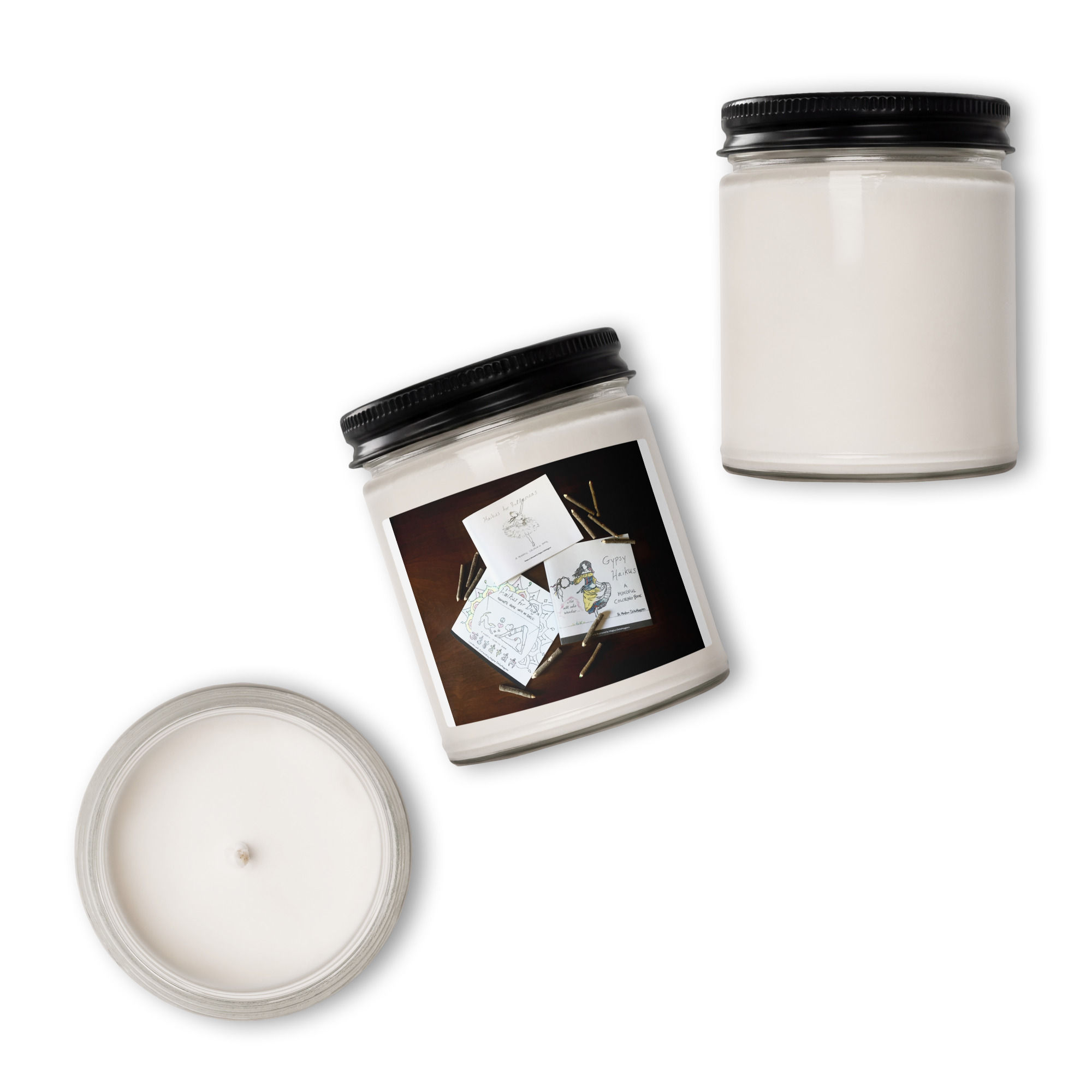 scented soy jar candle | namaste home collection©