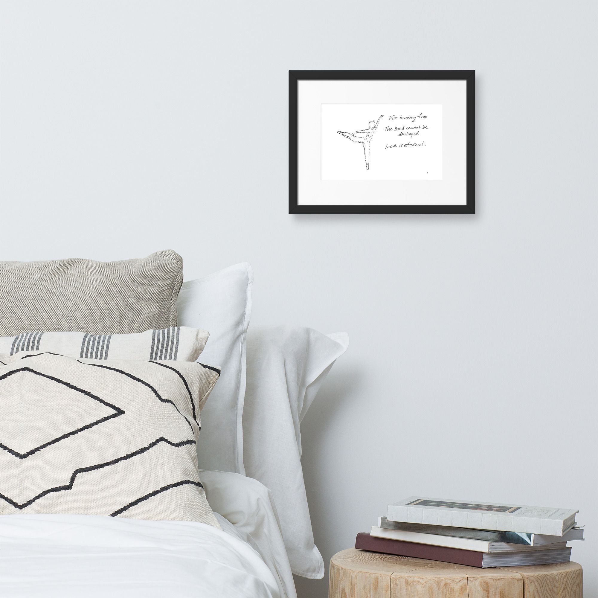 la bayadère matte paper framed poster | Haikus for Ballerinas