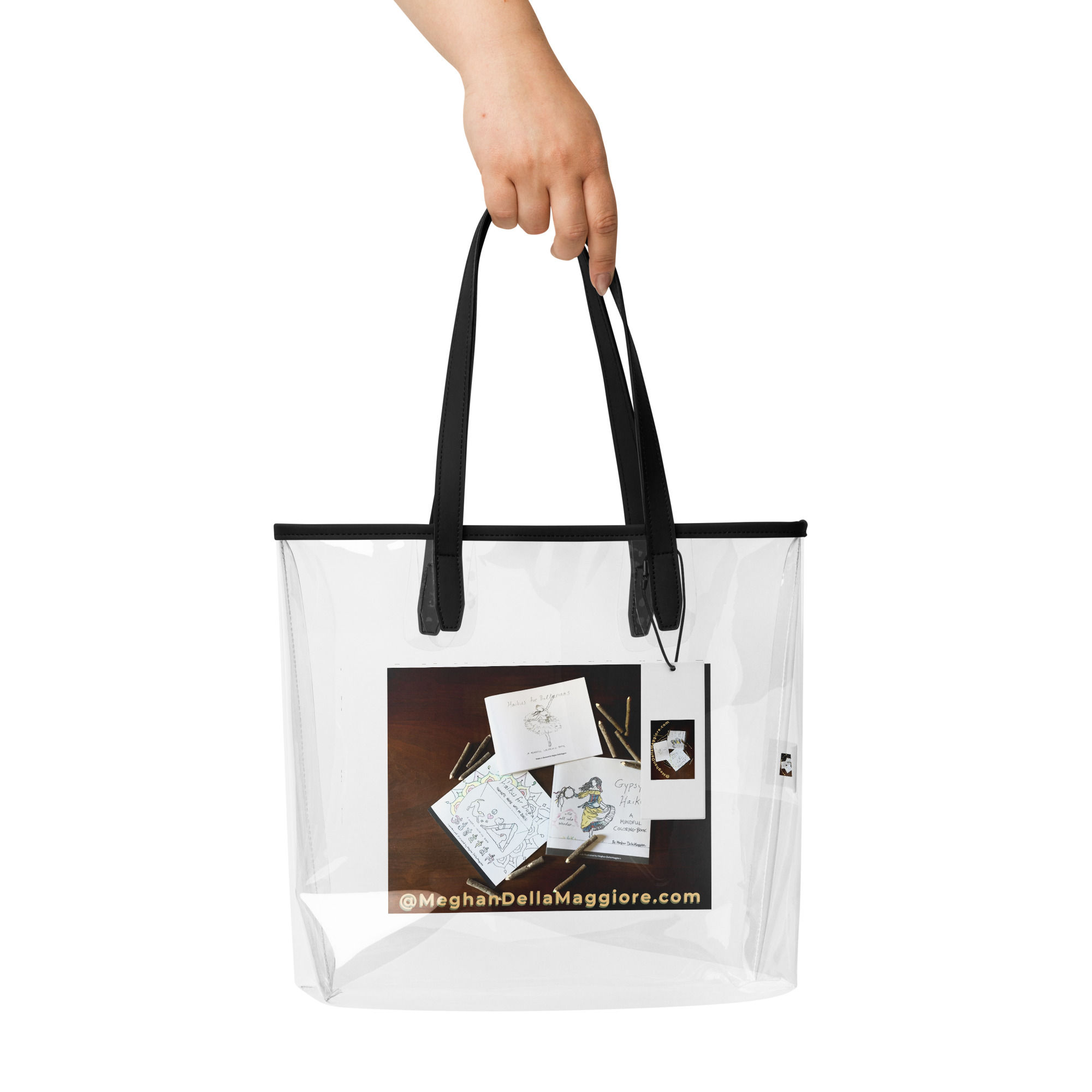 clear tote bag