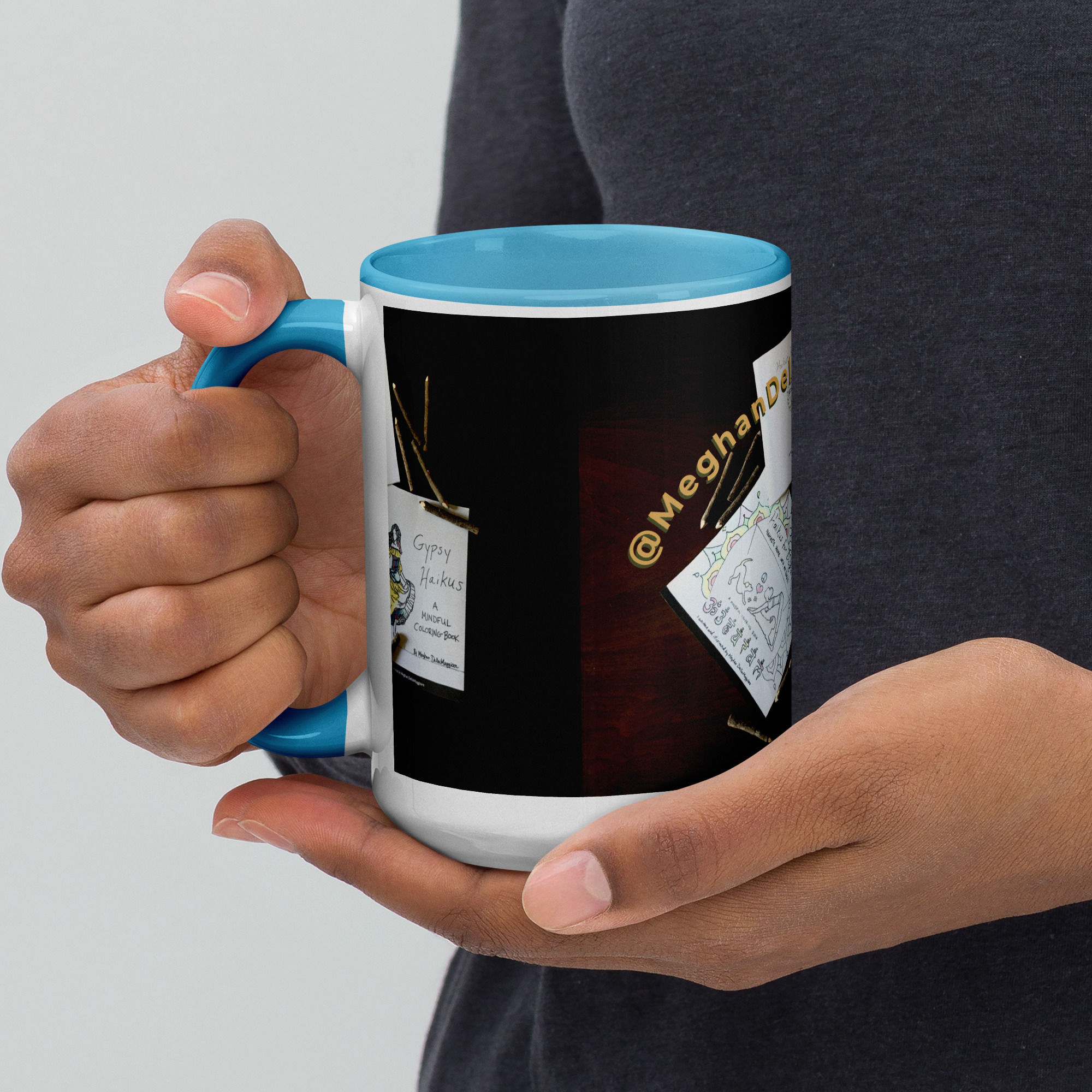mug with color inside | namaste home collection©