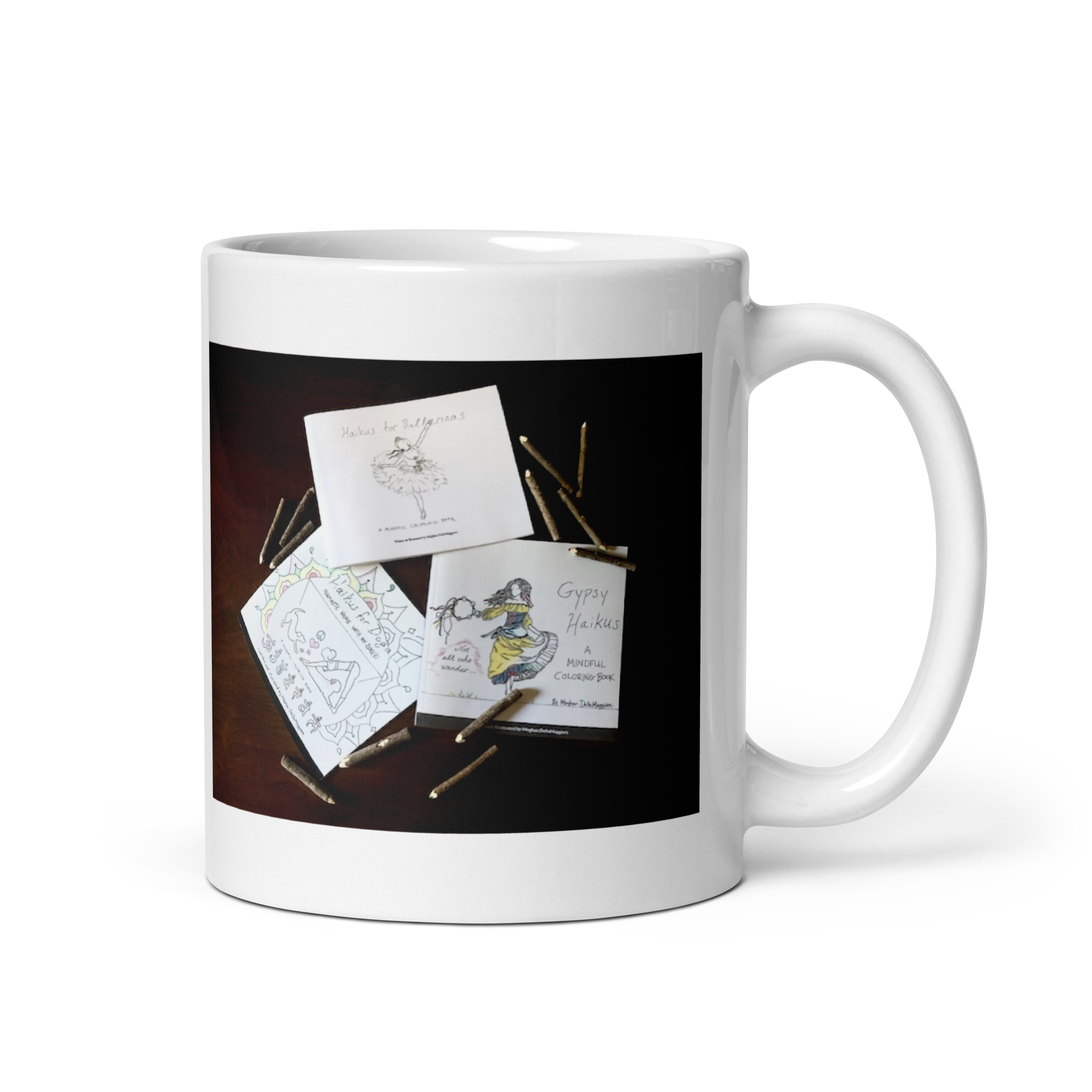 white glossy mug | namaste home collection©