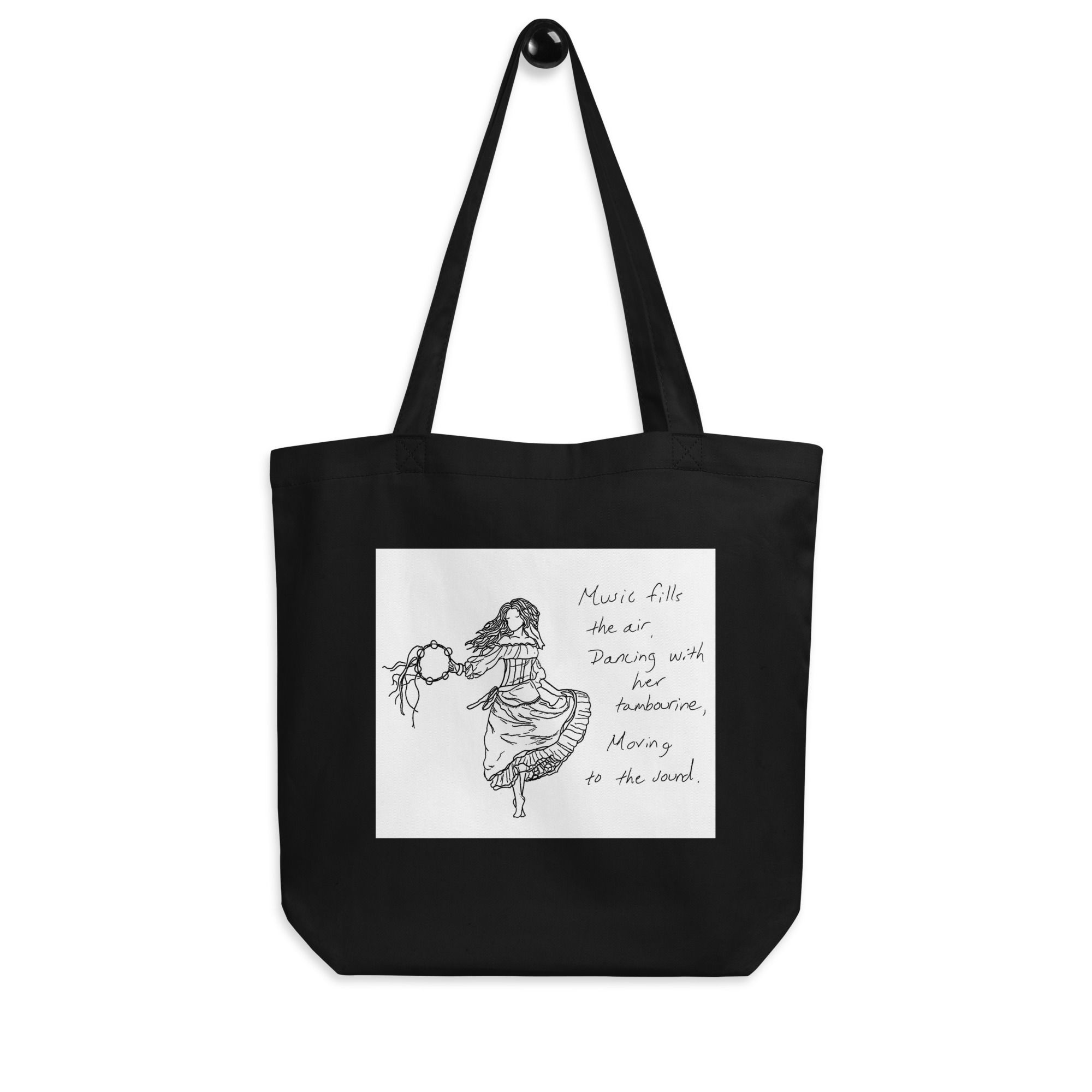 nineteenth gypsy haiku eco tote bag | Not All Who Wander...