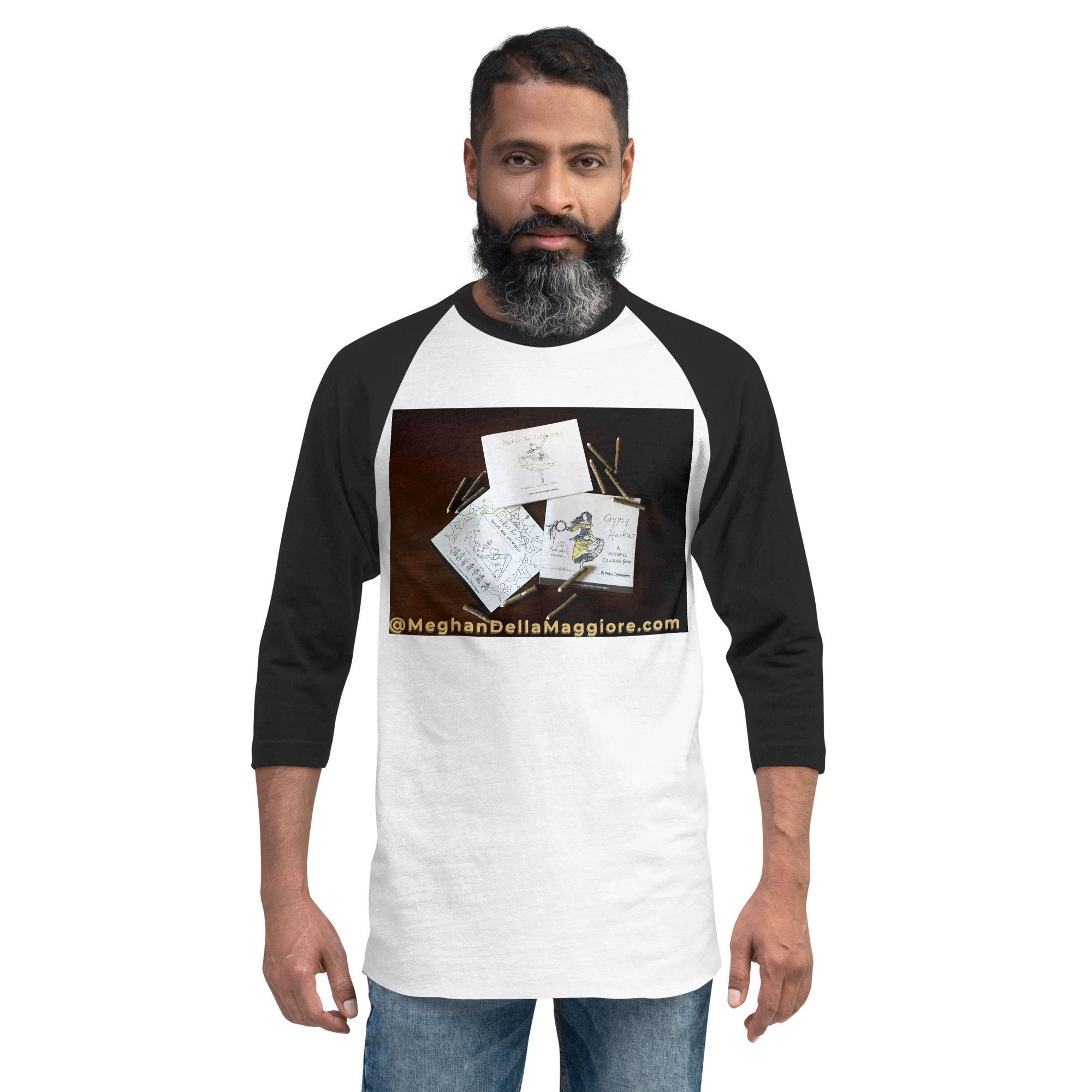 3/4 sleeve raglan shirt
