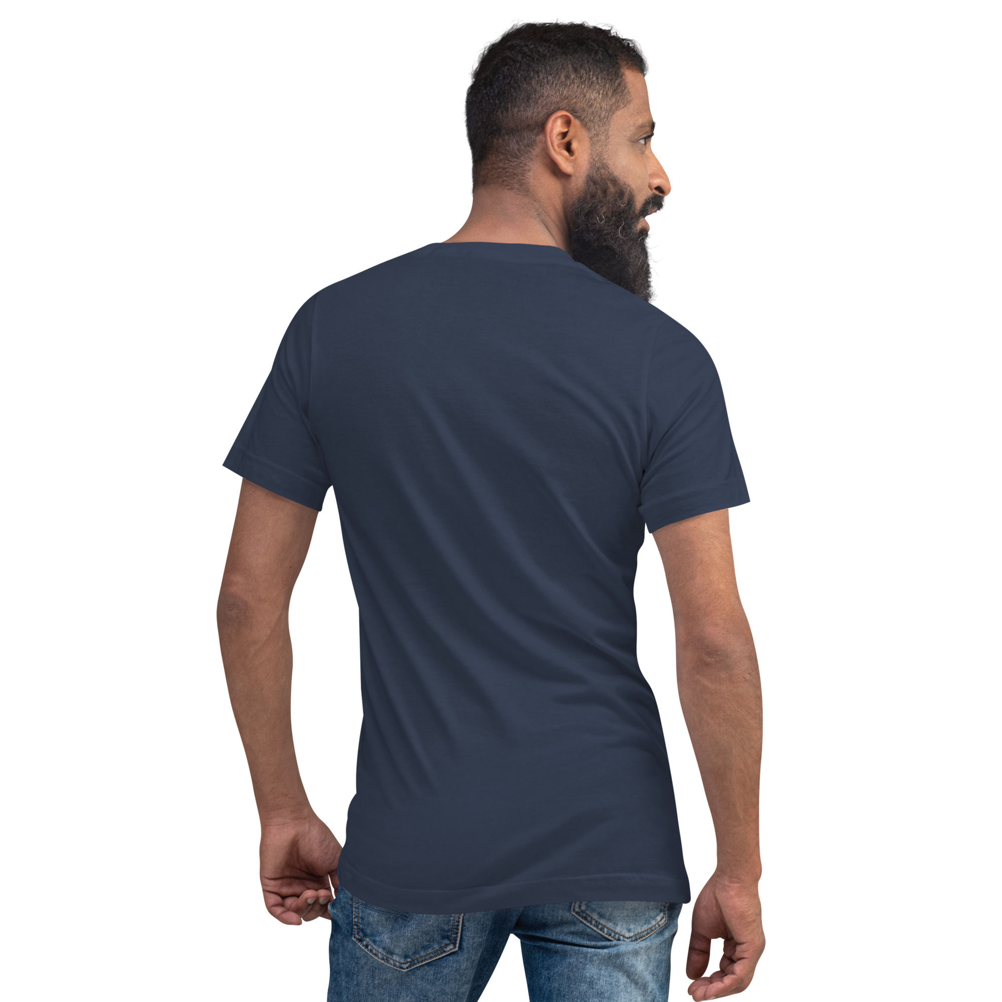unisex short sleeve v-neck t-shirt
