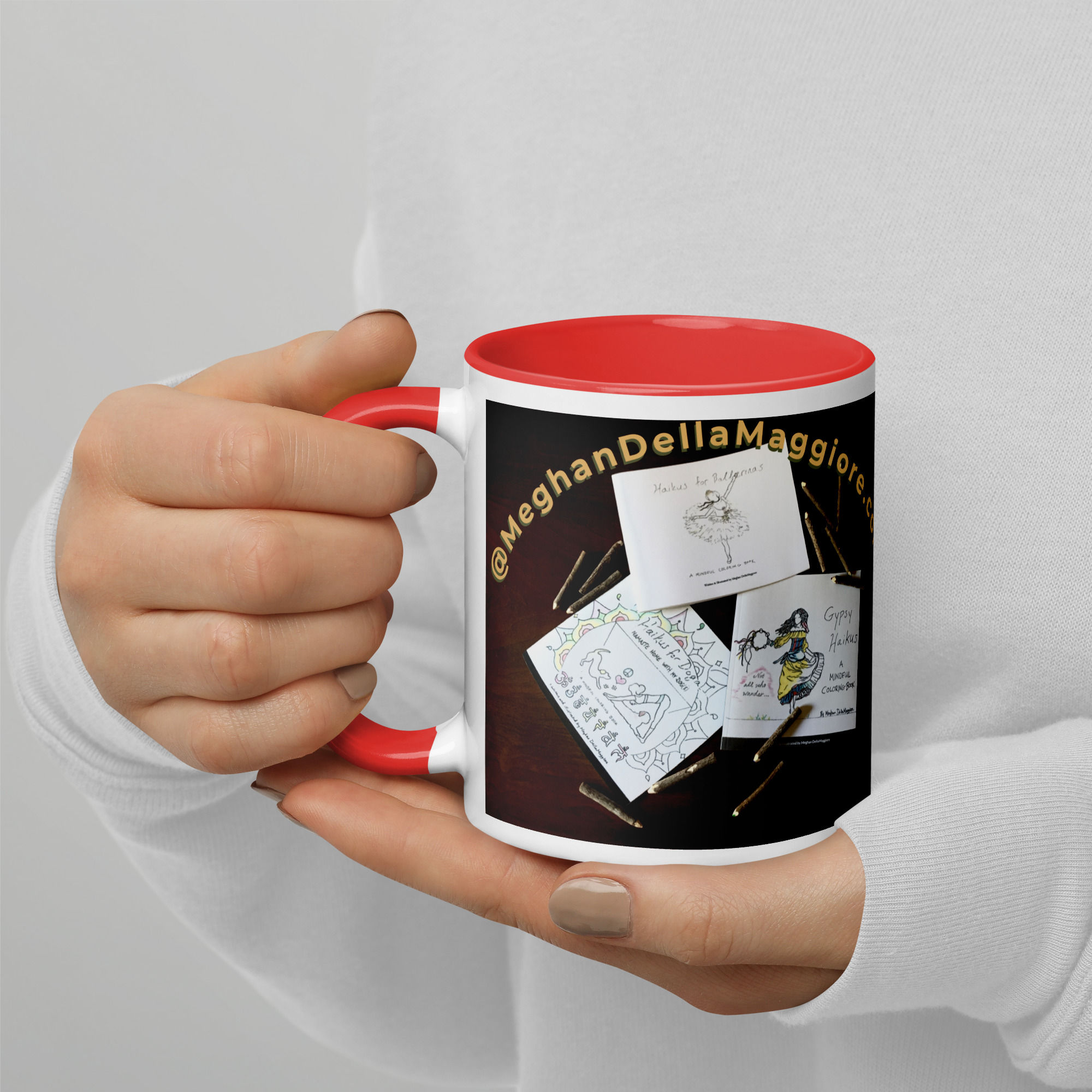 mug with color inside | namaste home collection©