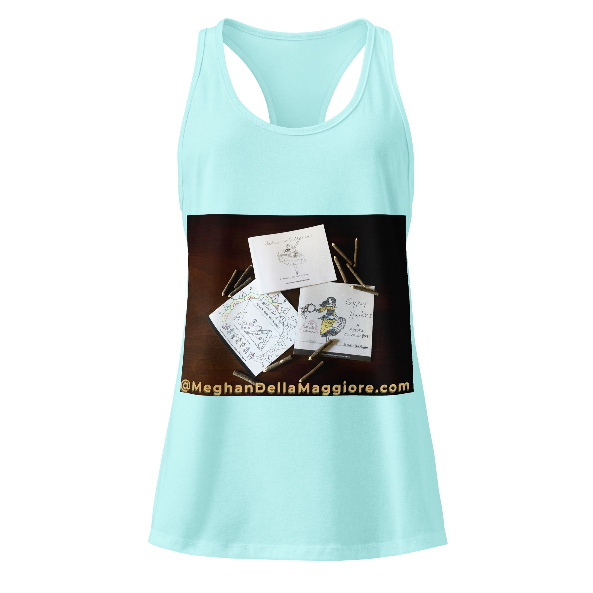 women’s fitted racerback tank top