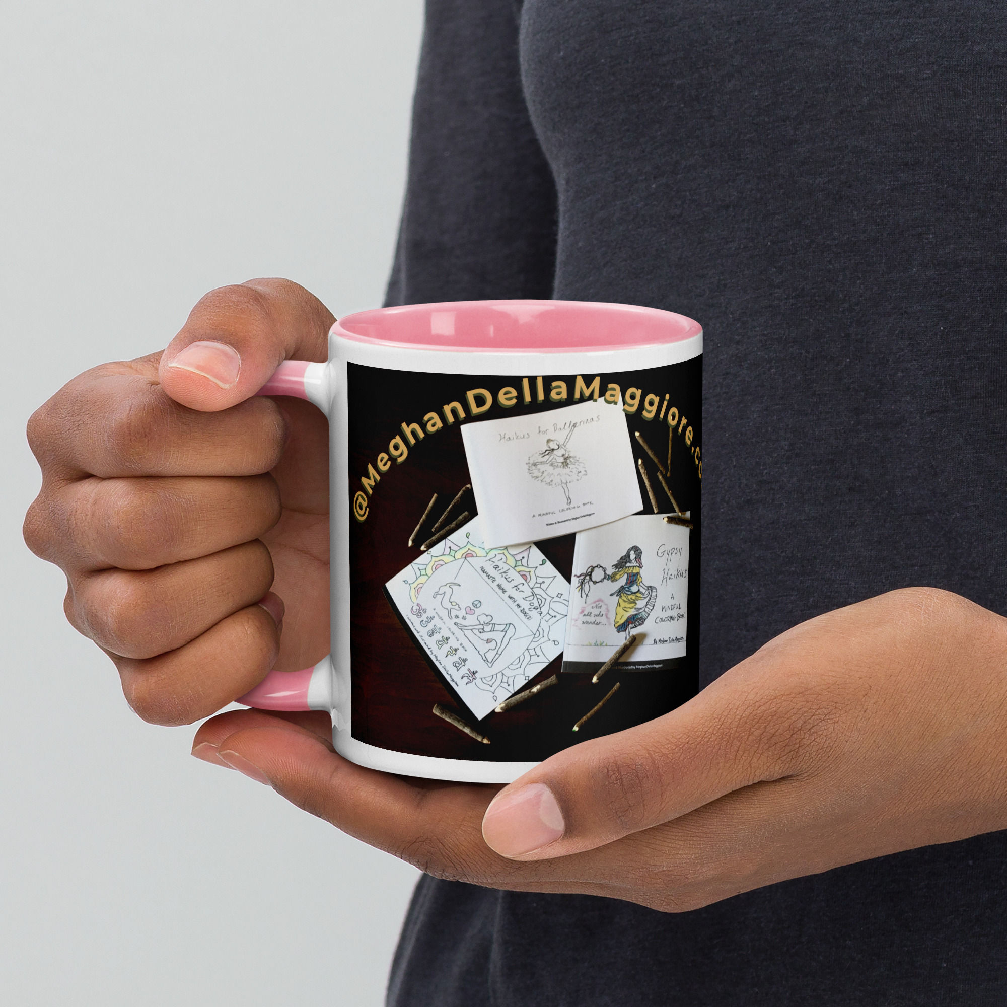 mug with color inside | namaste home collection©