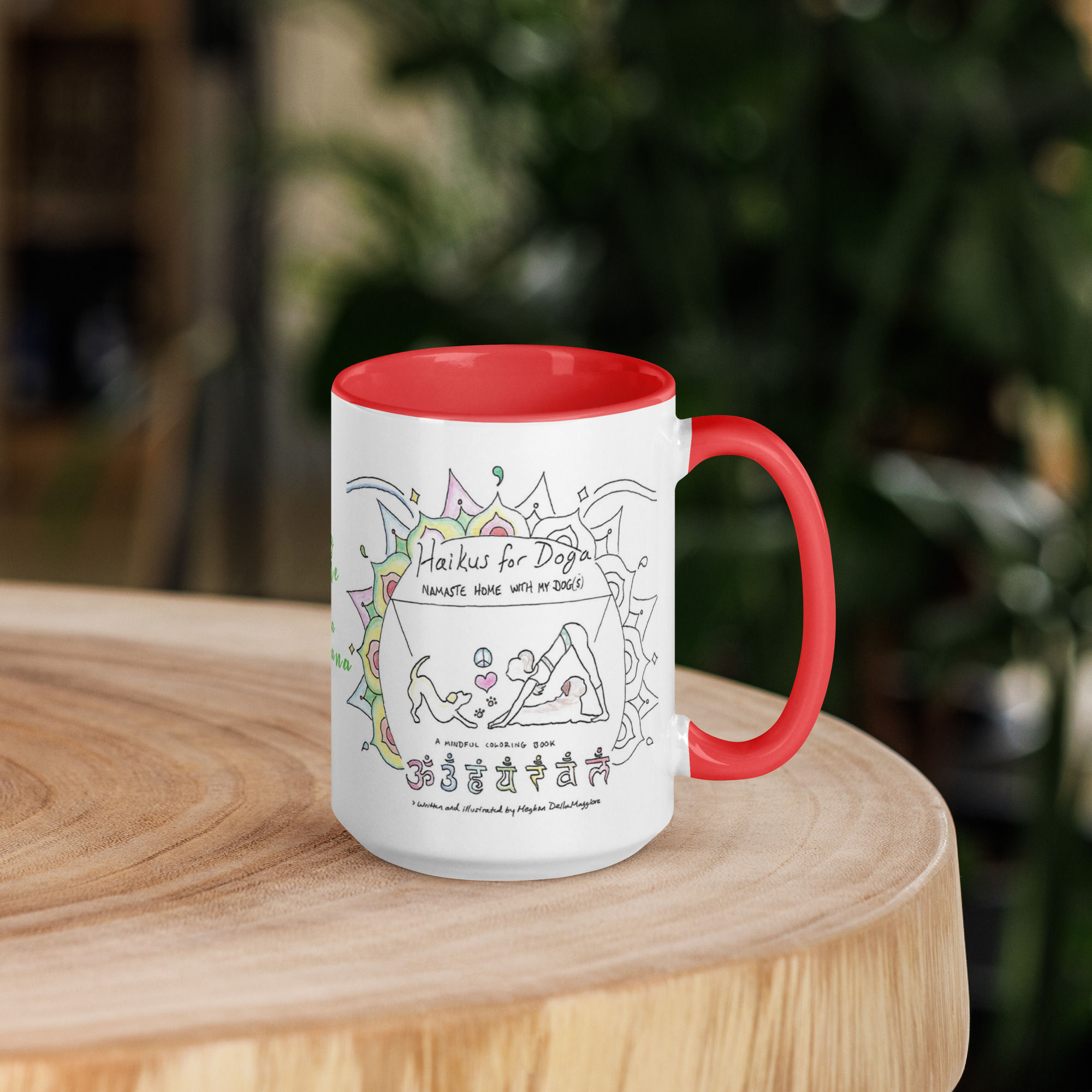 pit bull terrier doga haiku mug with color | namaste home collection©