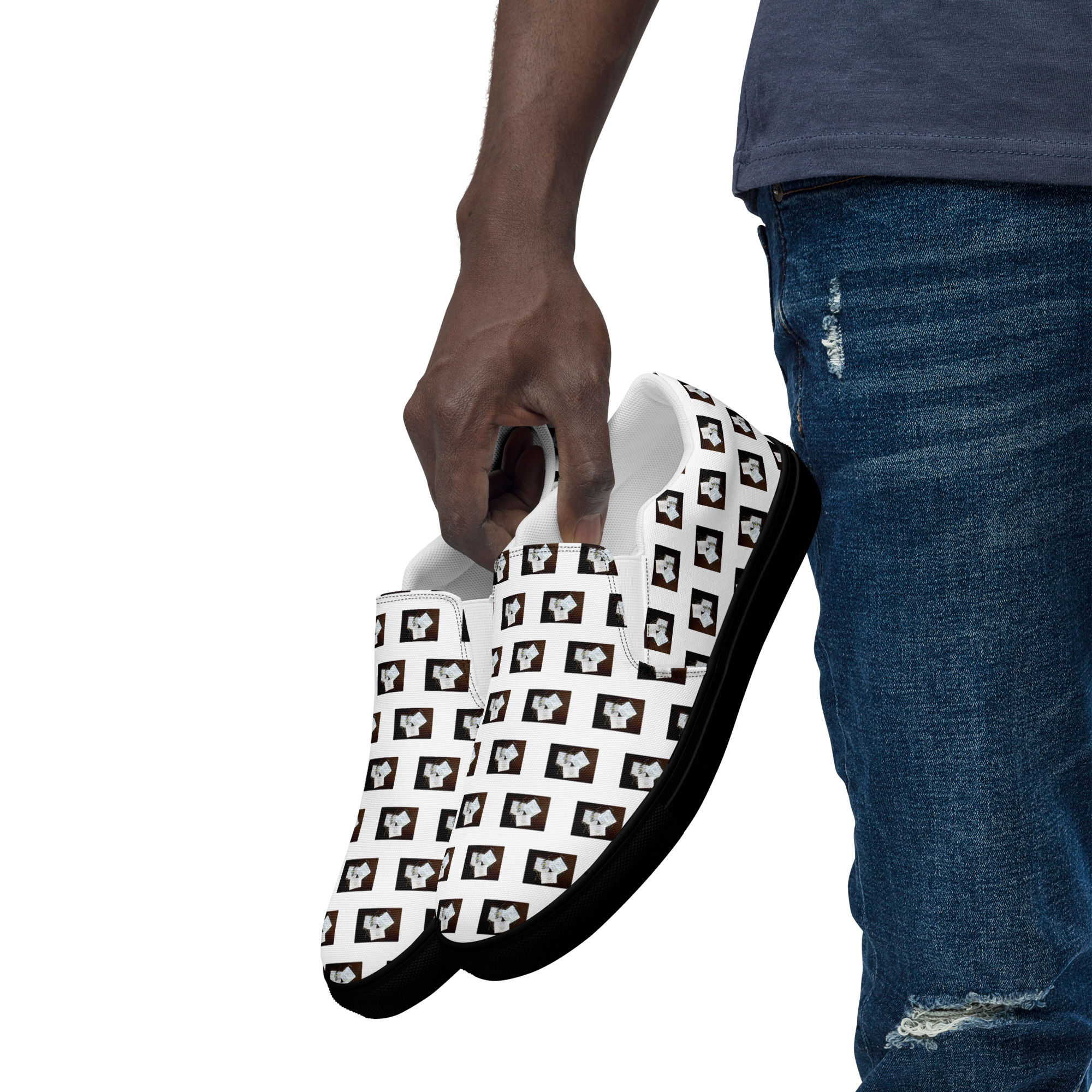 men’s slip-on canvas shoes